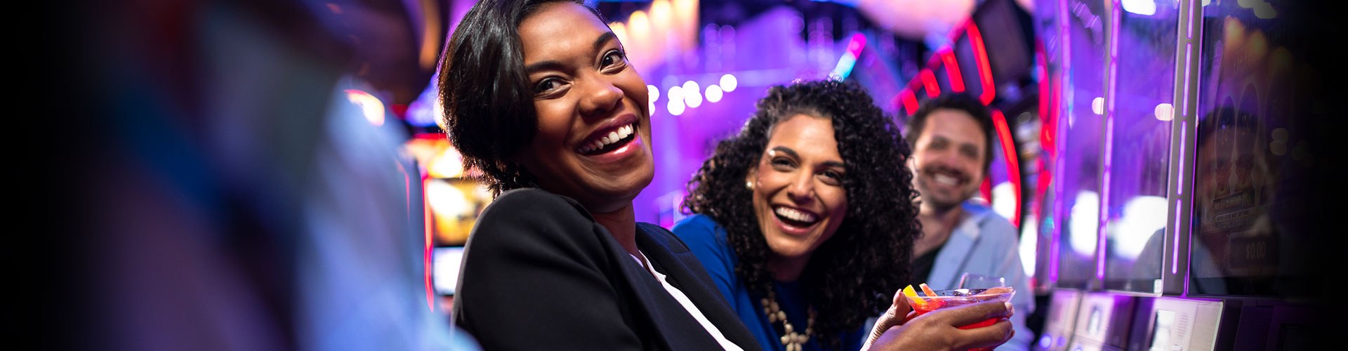 people playing casino slots