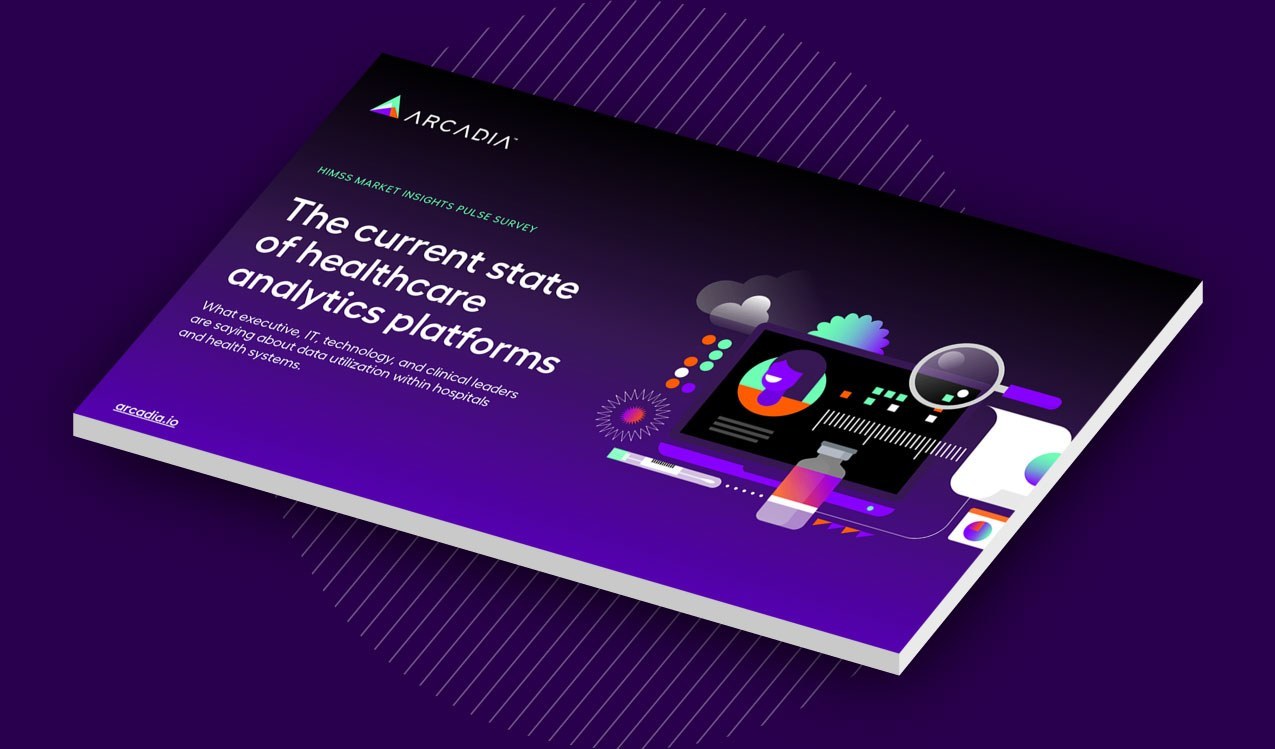 The cover of "The current state of healthcare analytics platforms"