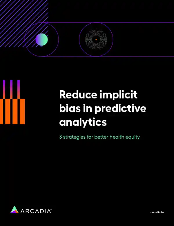 Cover of the white paper: "Reduce implicit bias in predictive analytics"