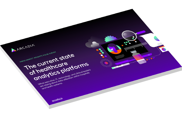 "The current state of healthcare analytics platforms" report cover