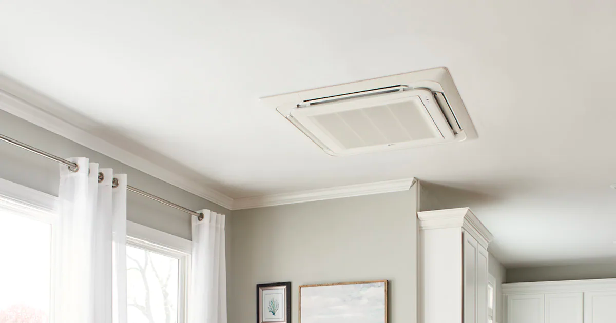 Ceiling cassette heat pump unit