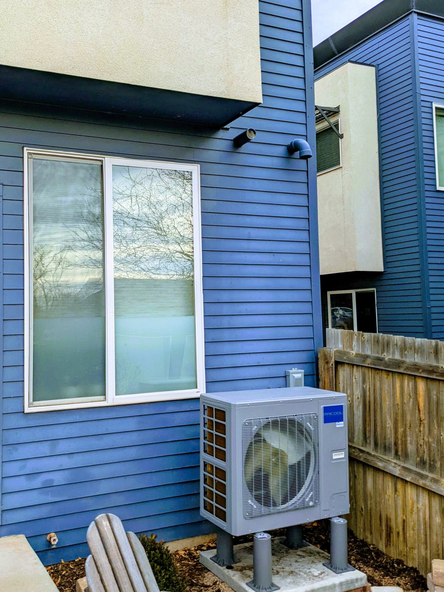 First heat pump installed