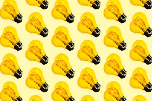 Yellow light bulbs