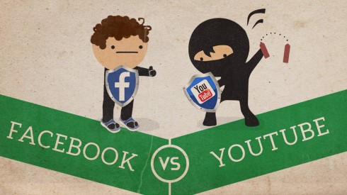 Facebook vs youtube490