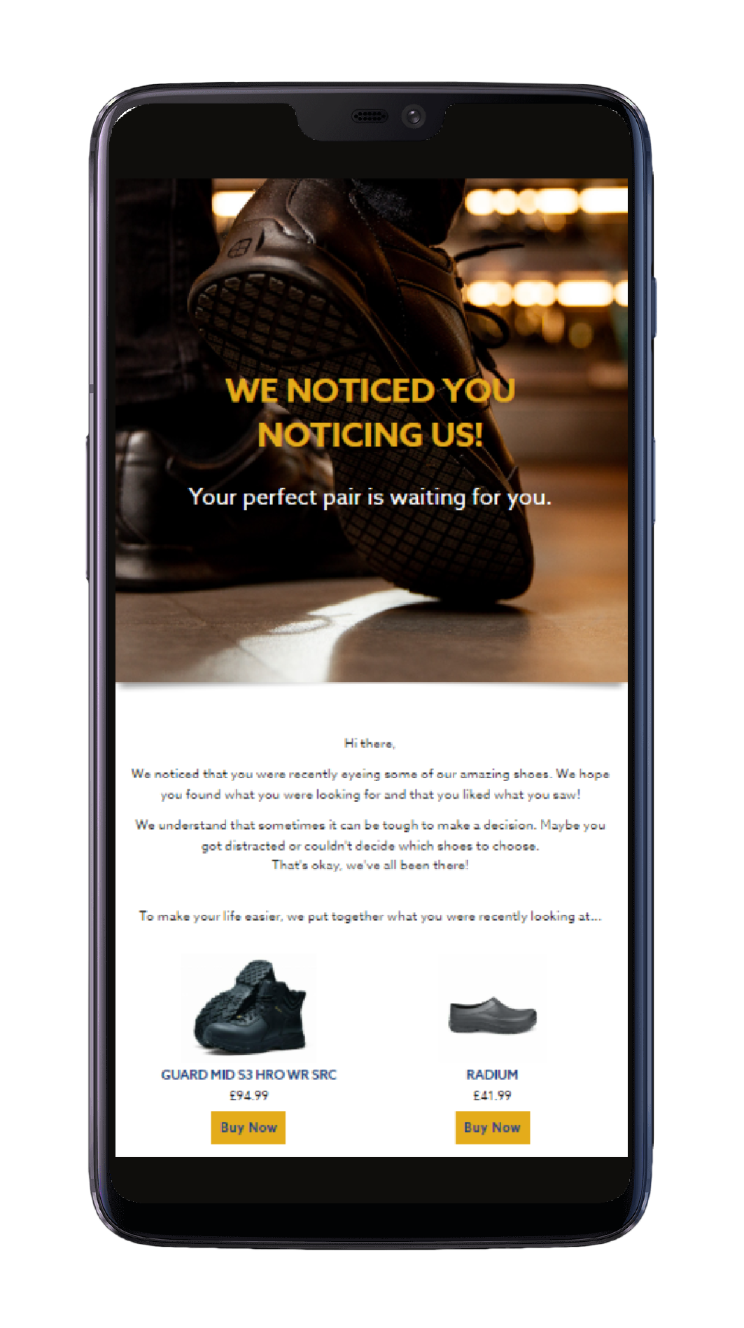 Shoes for Crews Case Study Mobile Asset