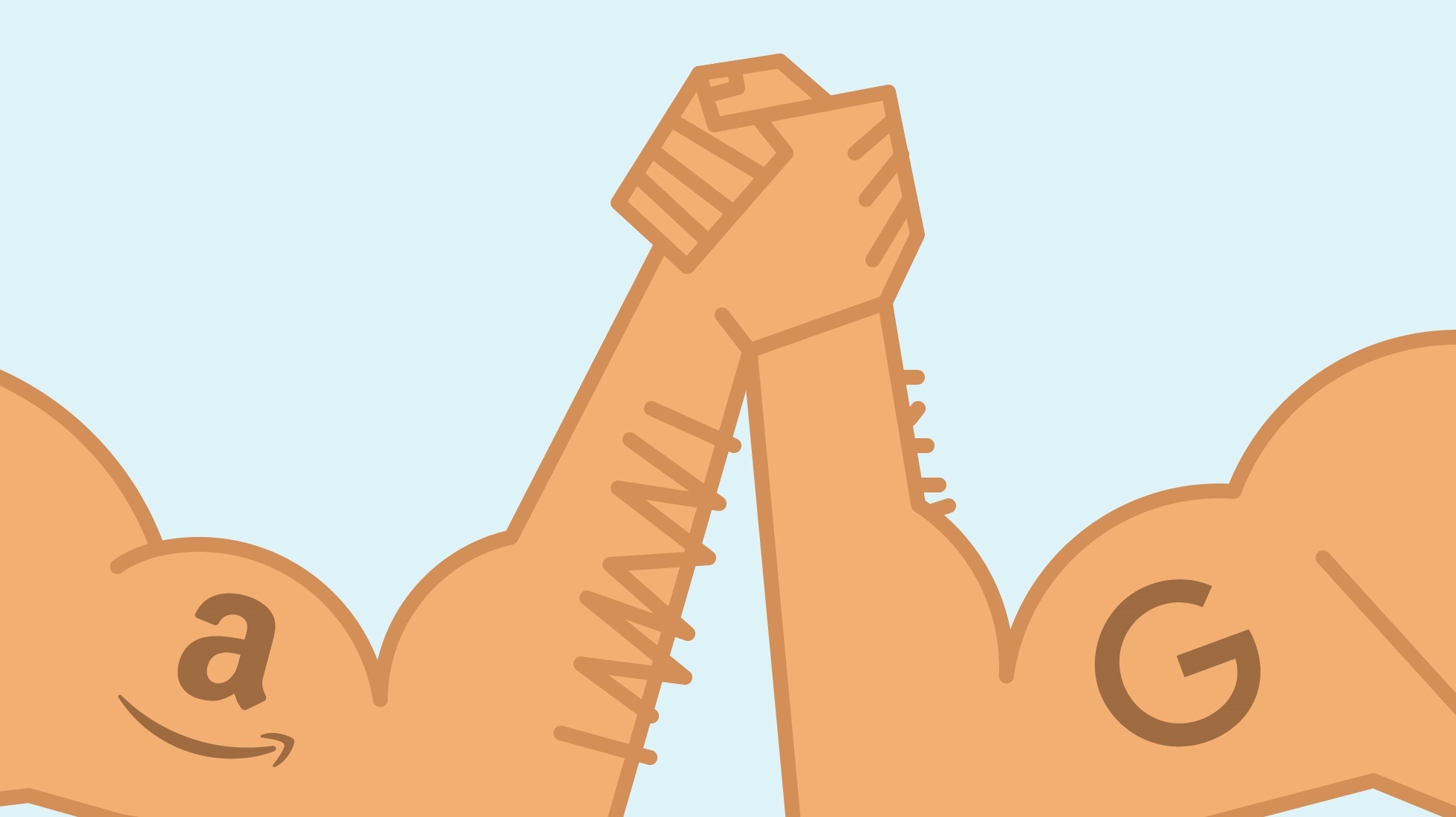 Battle of the internet giants amazon google