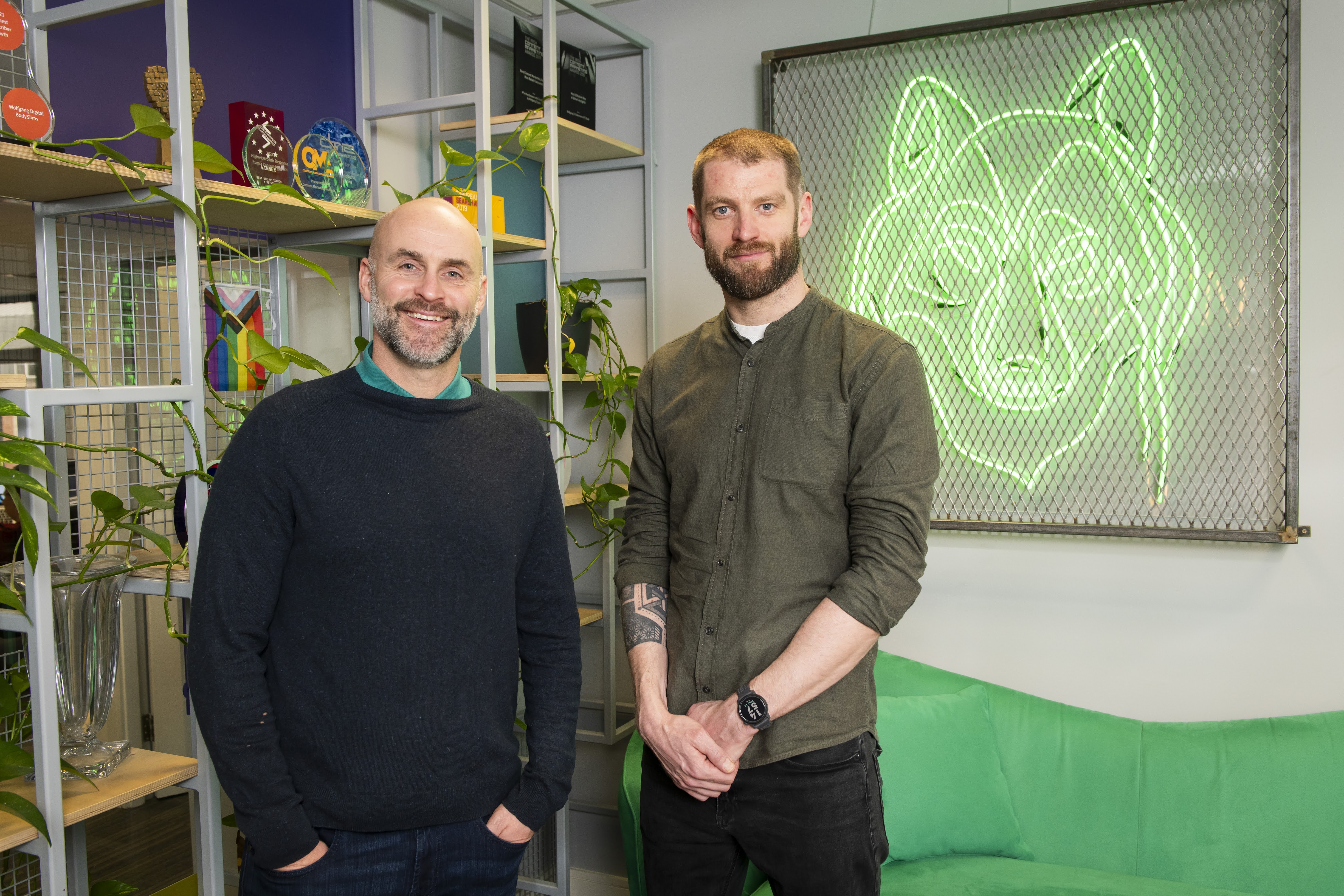 Alan Coleman CEO Brendan Almack MD Wolfgang Digital Photo Credit Dave Keegan