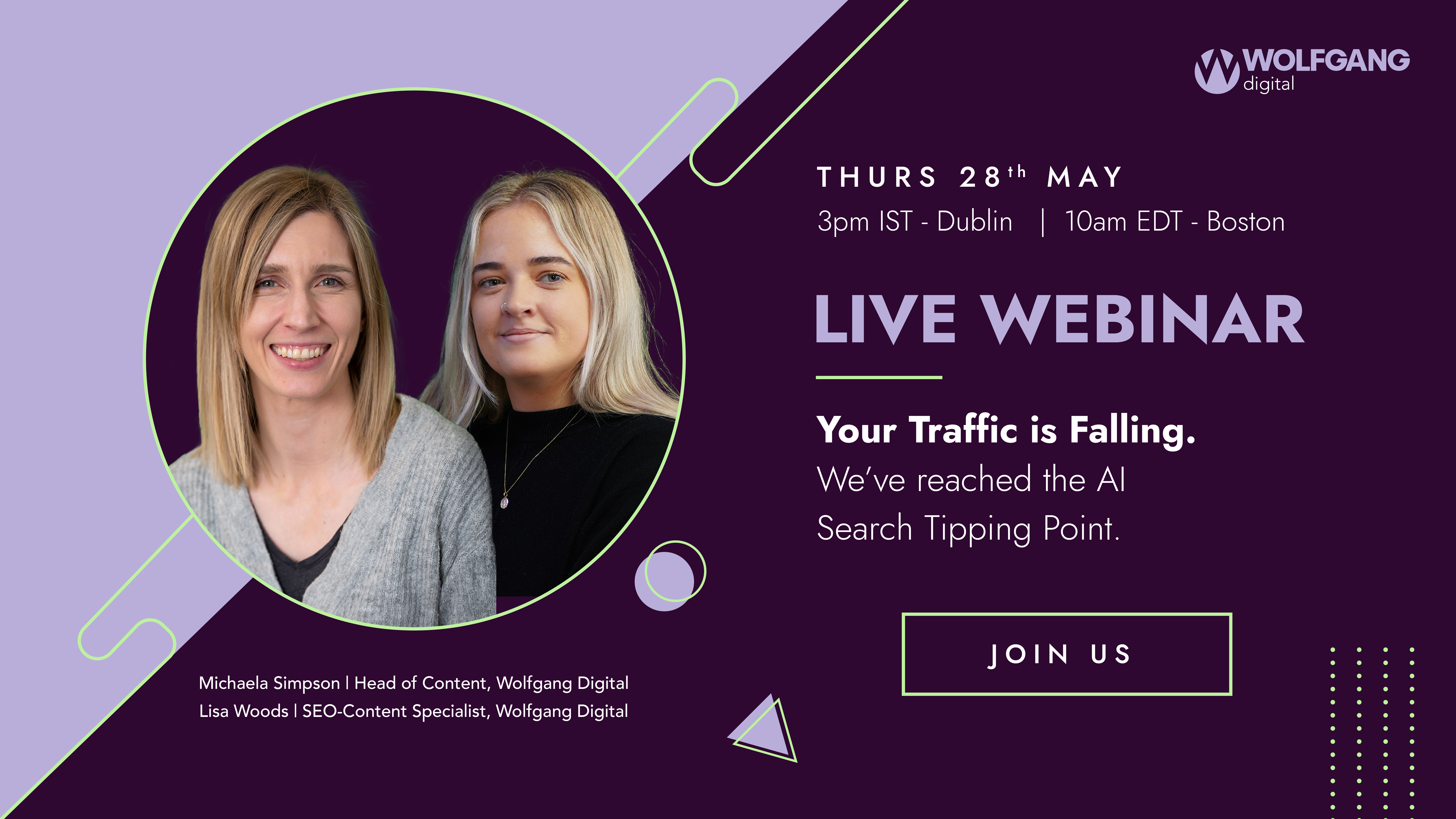 Webinar Your Traffic is Falling