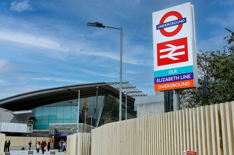Carpenters Estate - New Gibbins Road entrance to Stratford Station