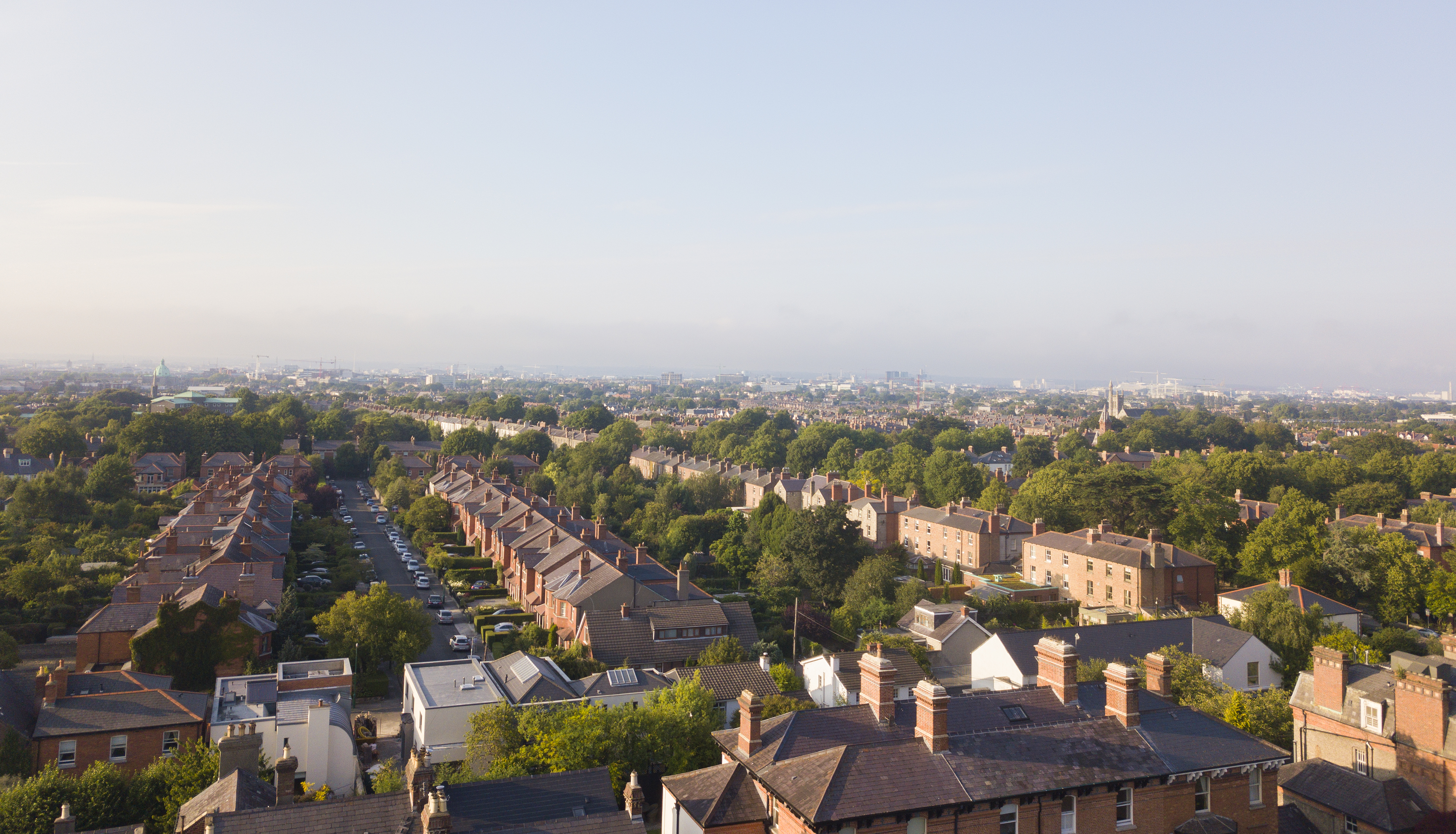 Getty Images 822906996 - Dublin city from above