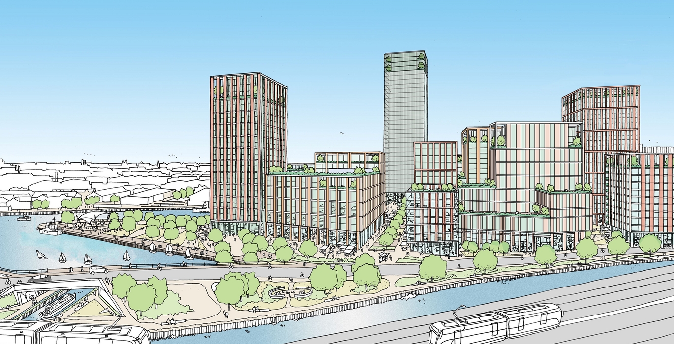 Manchester to get its own island district as Turley supports Peel Waters to submit outline planning application for Manchester Waters Masterplan