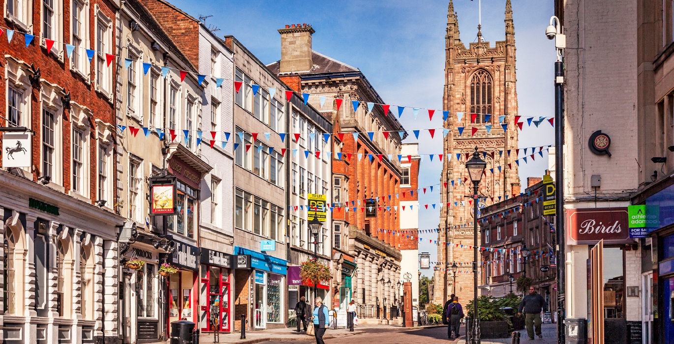 Derby city centre image featured