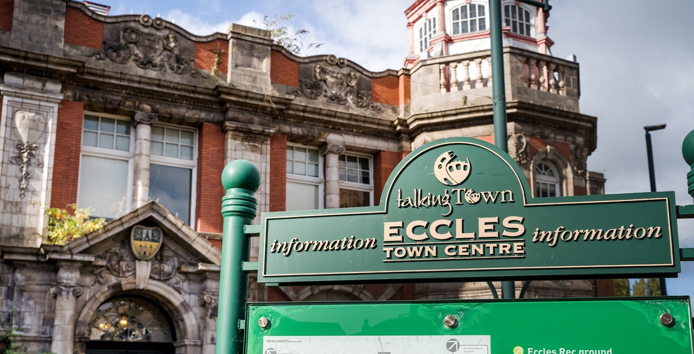 Eccles town centre featured