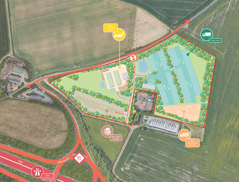 Electric@J11, Fareham, illustrative masterplan