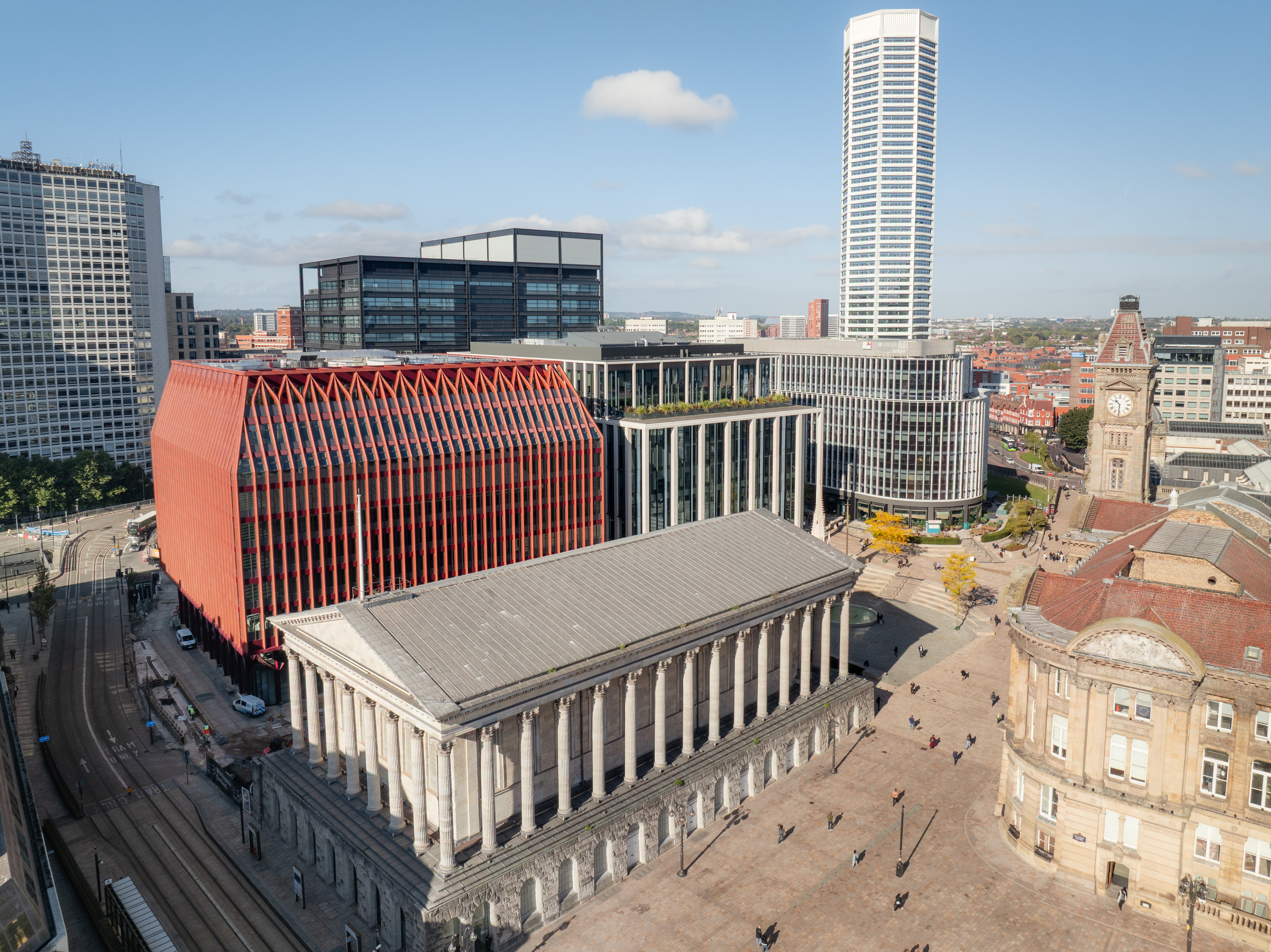 Three Chamberlain Square with The Octagon building in the background