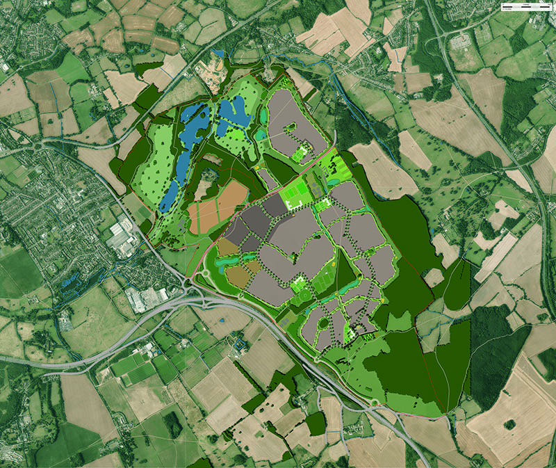 Tyttenhanger Estate Redwell Masterplan