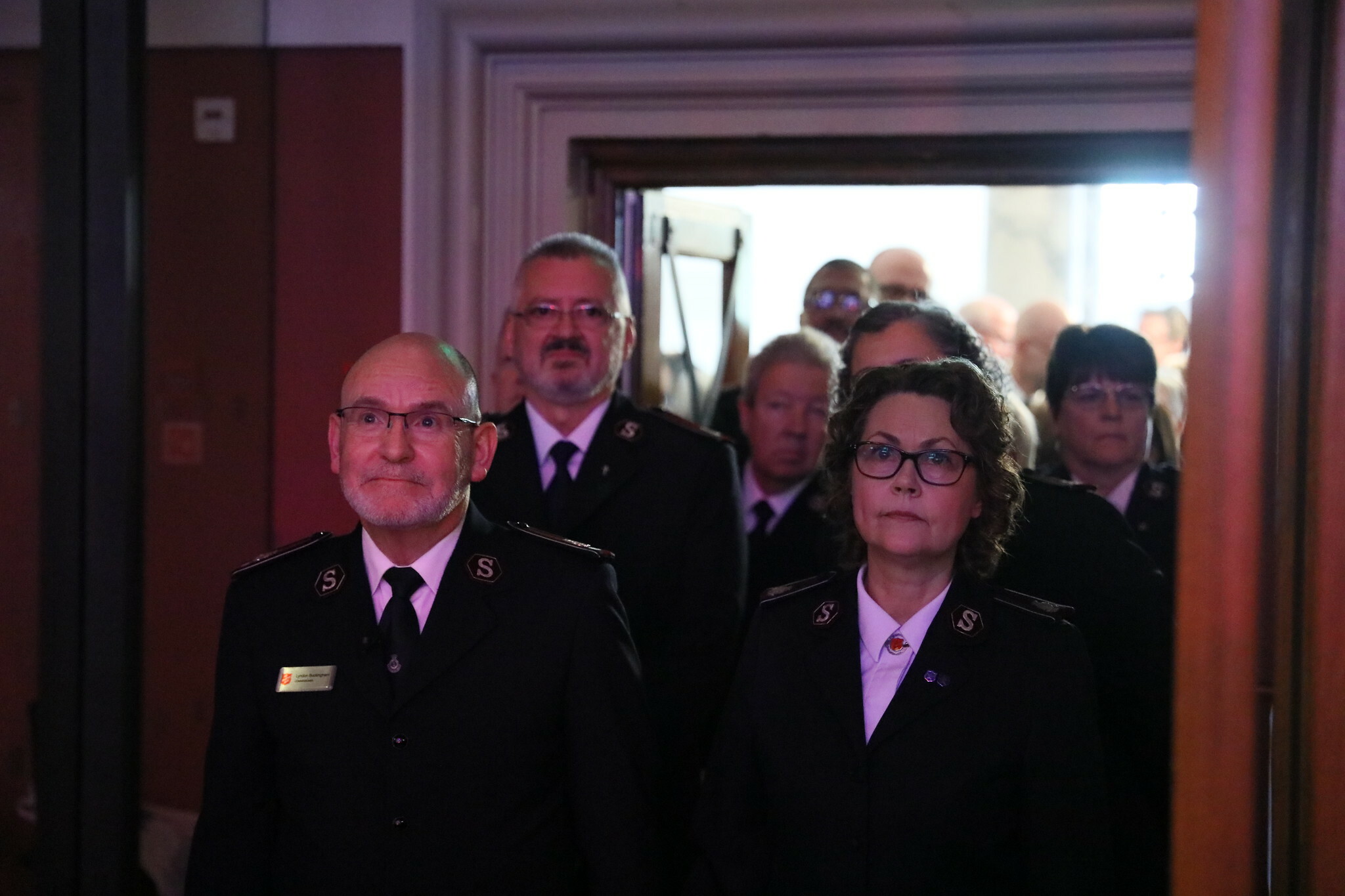 Kommandørene Lyndonog Bronwyn Buckingham.