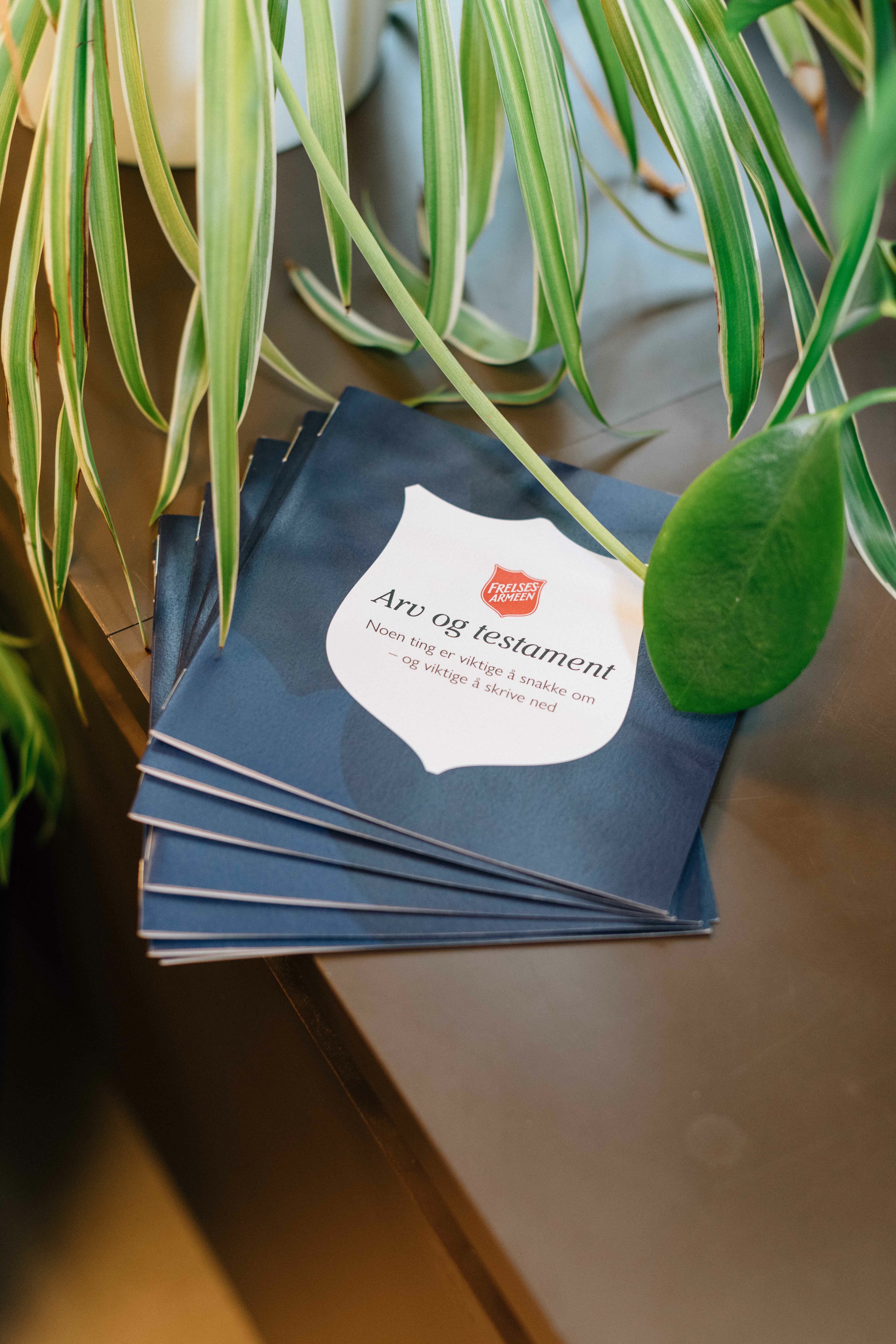 Frelsesarmeen testemente brosjyre