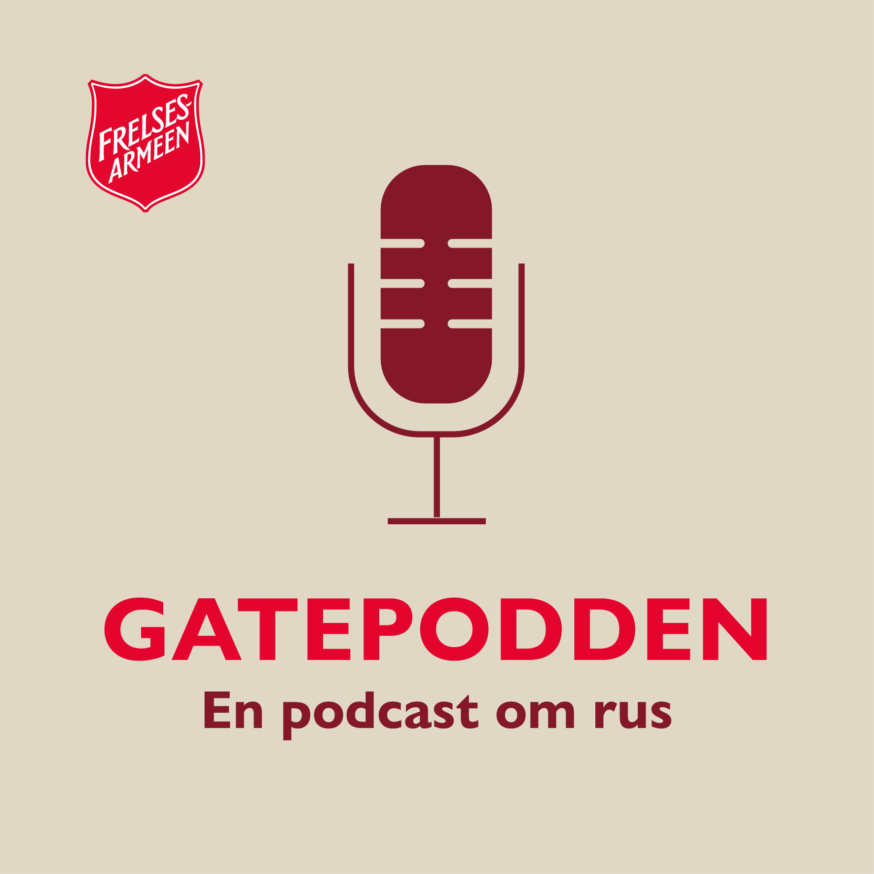 Grafikk av coveret som ligger på Spotify av Gatepodden.