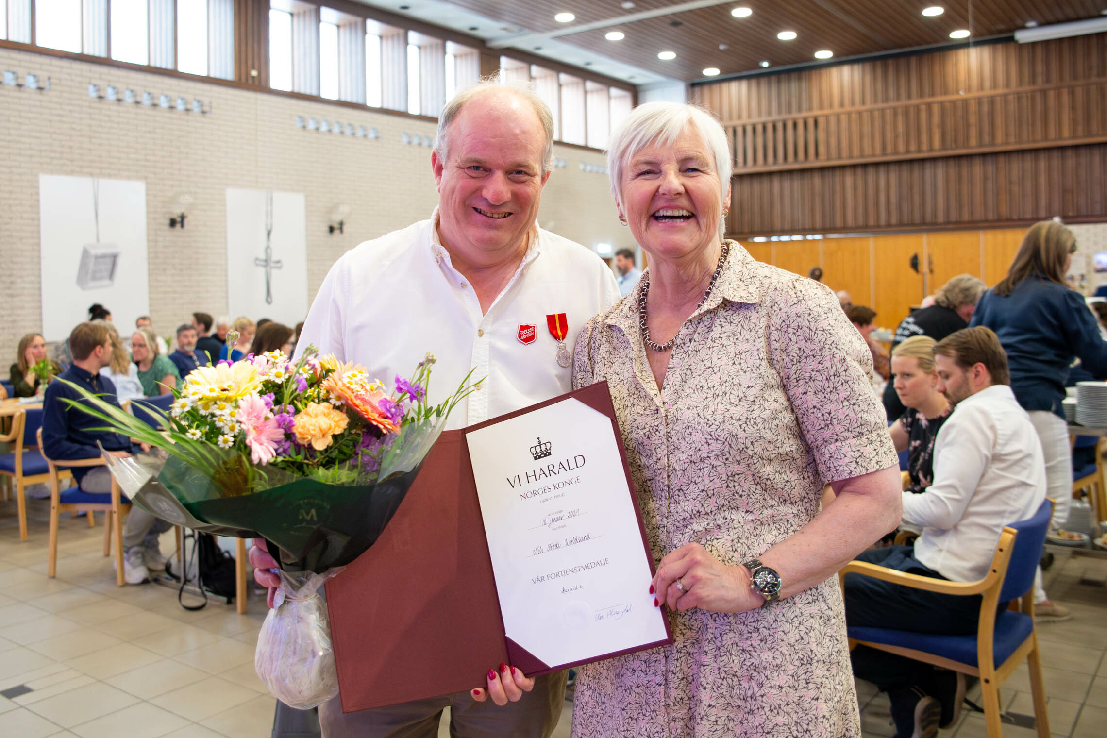 Kongens fortjenestemedalje Frode Woldsund nett 17