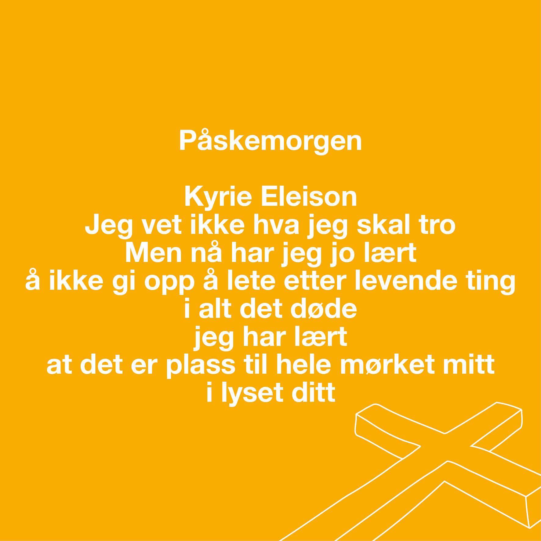 Trygve Skaugs fire dikt om påskedagene