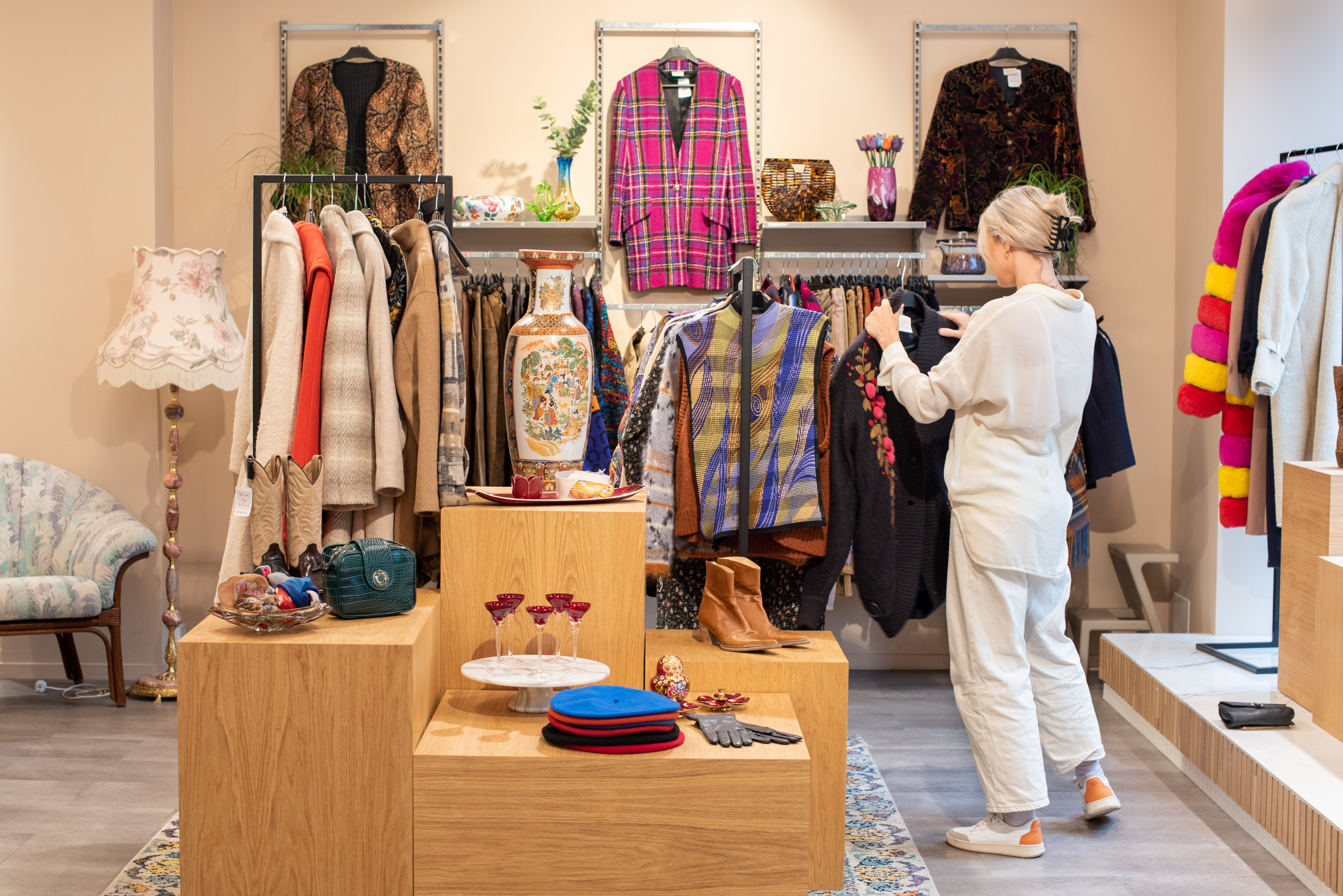 Inetriørbilde fra Frtexbutikken i Universitetsgata