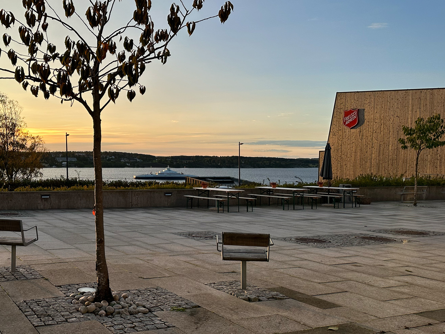 utsikt fra kurs-og konferanseenteret