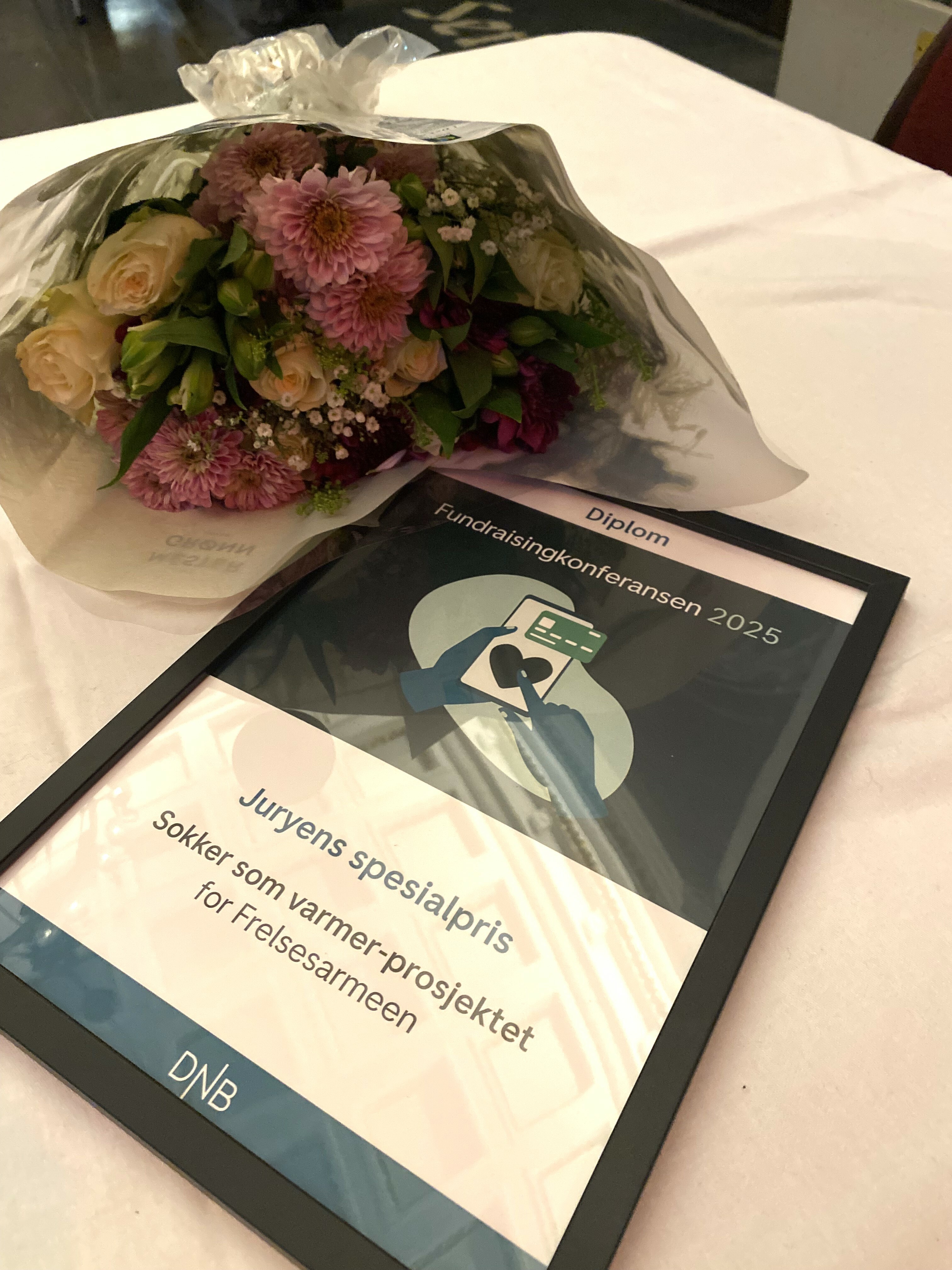 Fundraisingpris Juryens spesialpris Sokker som varmer