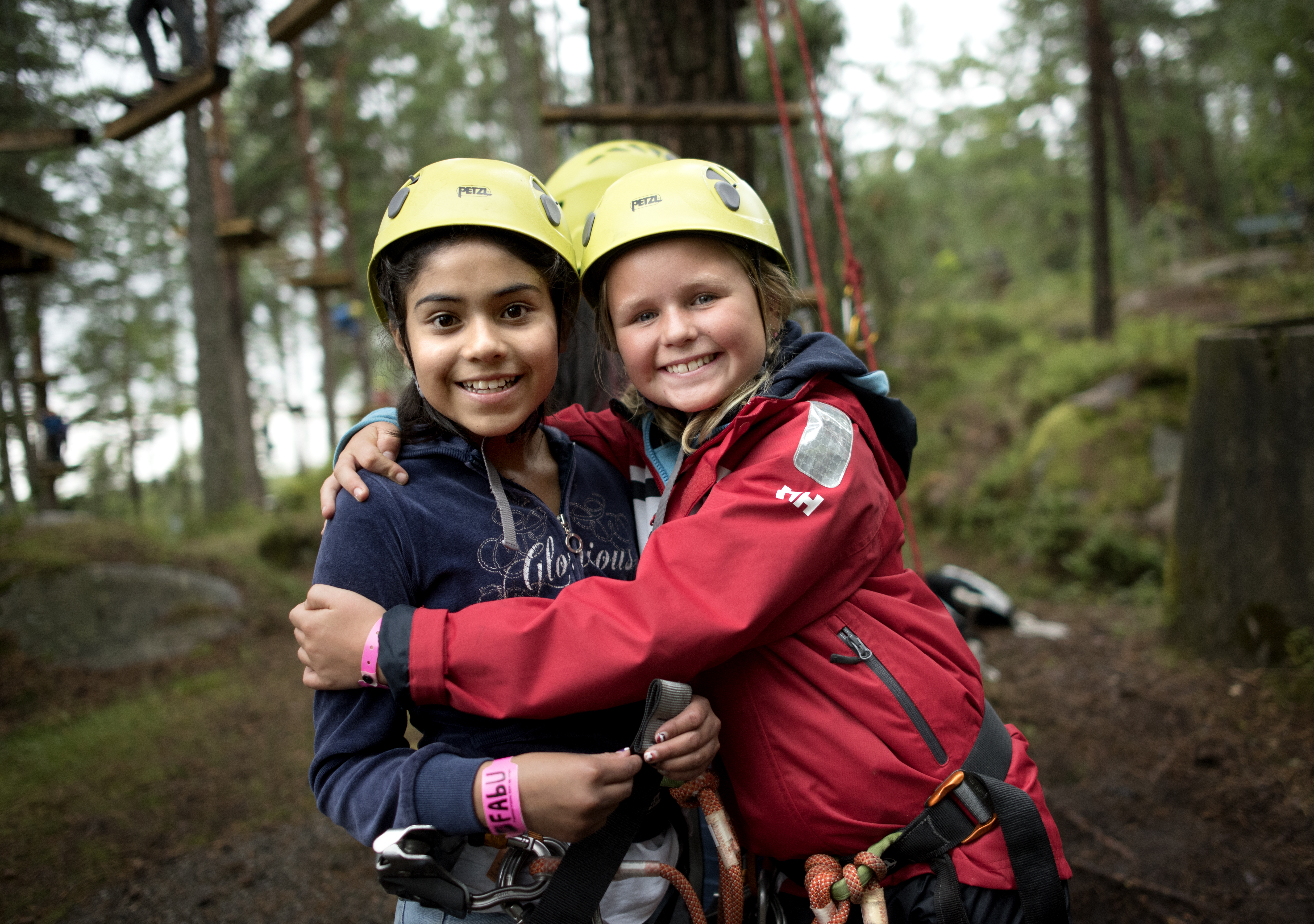 To barn i aktivitet ved kurs- og konferansesenter Jeløy