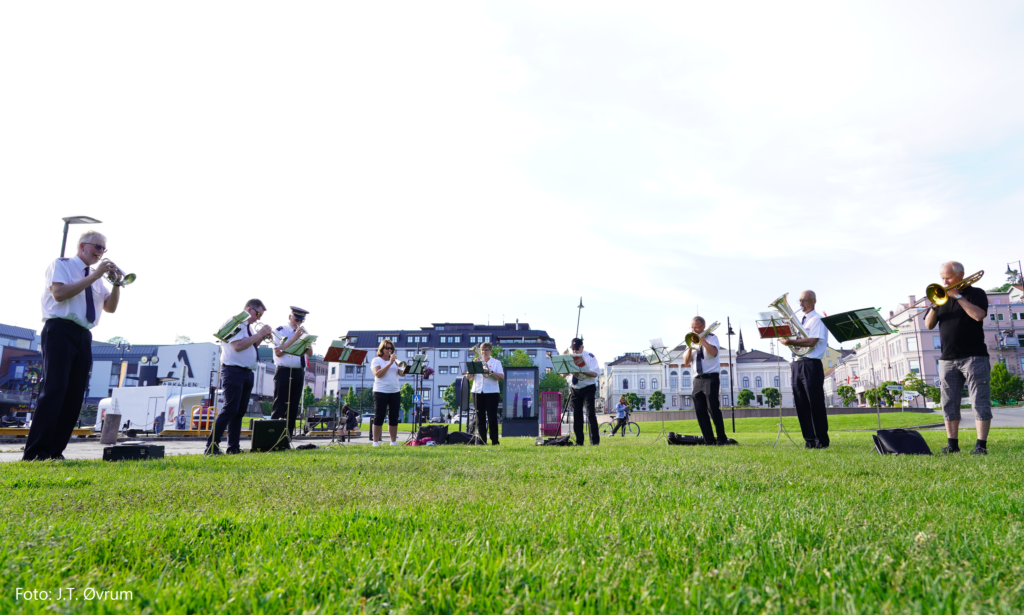 Skien F Abrass hornmusikk korps voksne frelsesarmeen Foto J T Øvrum 2