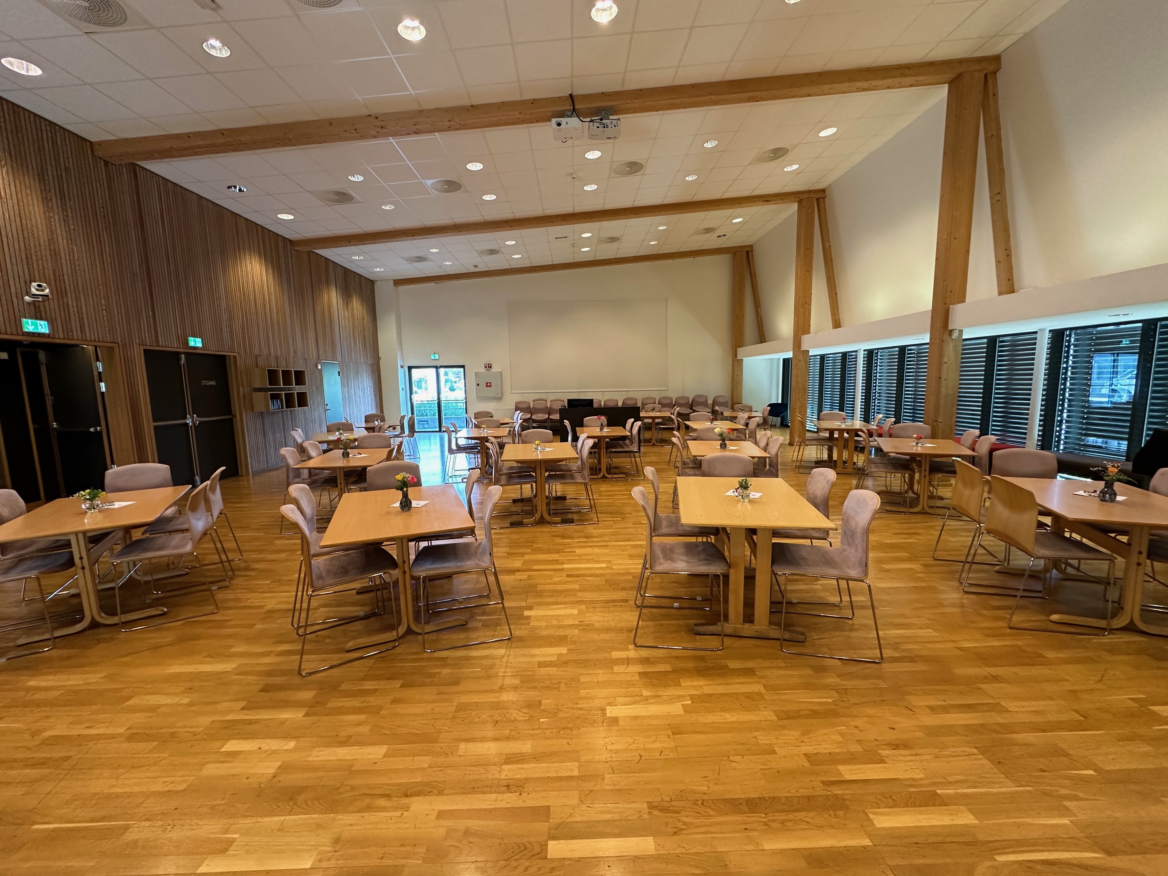 korpssalen med plass til 180 personer. konferanse Moss