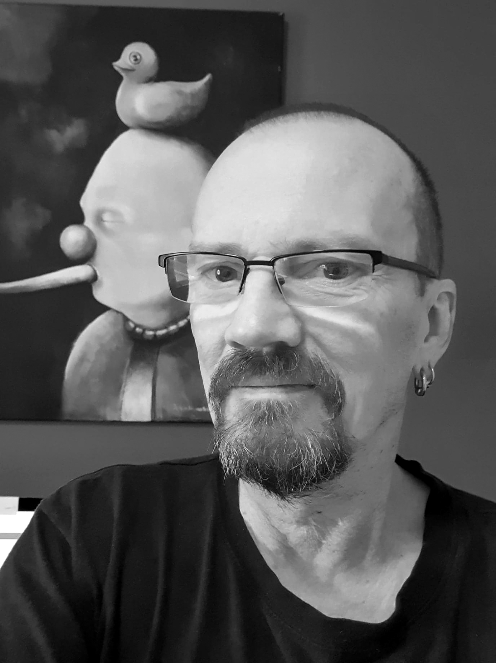 Nærportrettbilde av Bjørn Hølbakken.