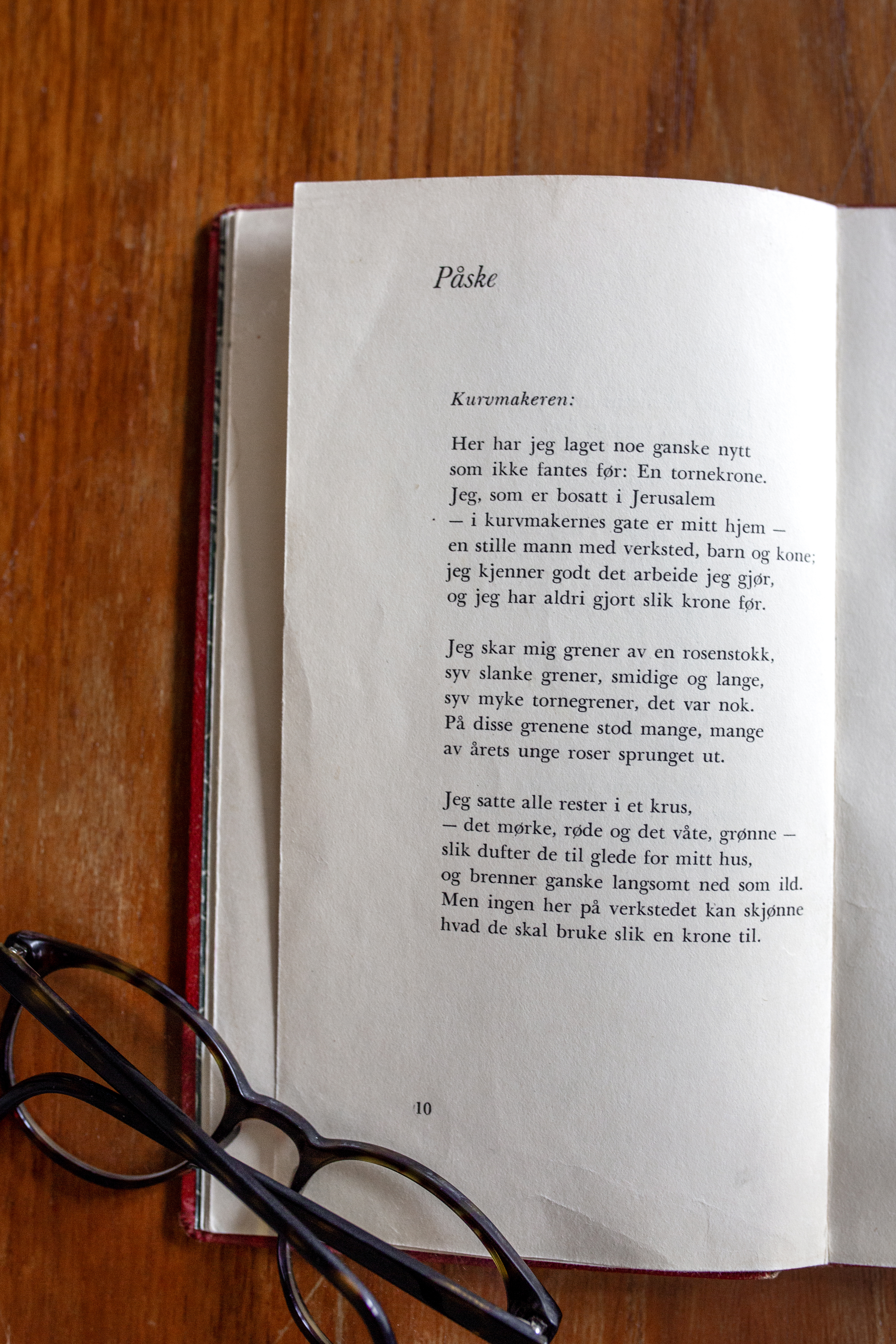 Diktet "Påske" av Jens Bjørneboe