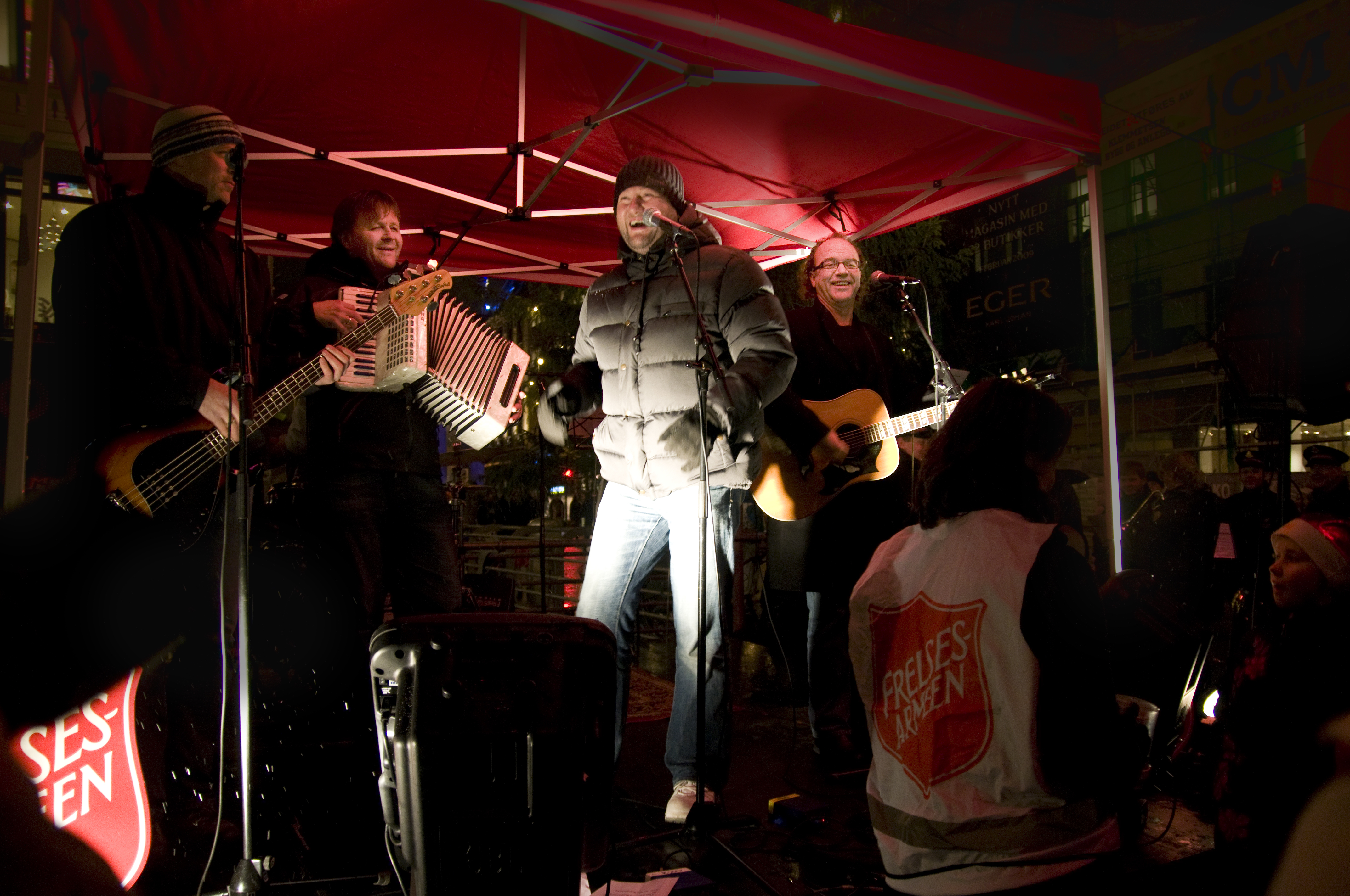 D.D.E. på Egertorget.