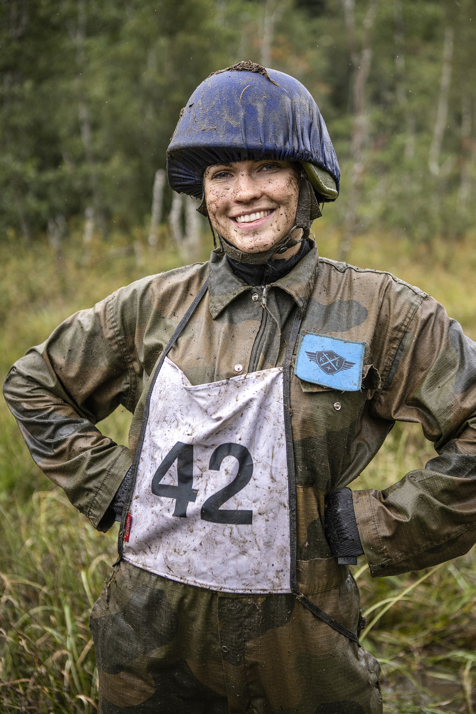 Emilie Voe Nereng i militæruniform