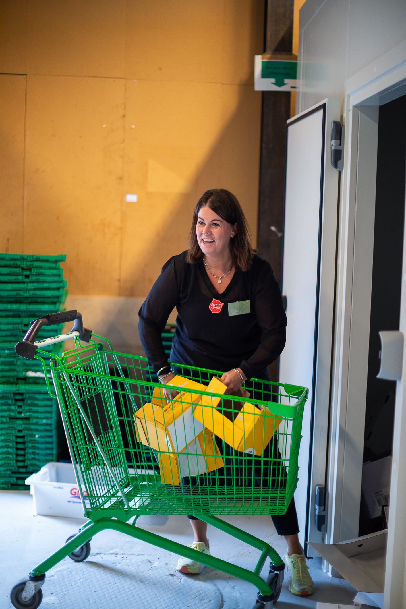 Marit Løvdahl fra Frelsesarmeen i Moss og frivilligkoordinator Tone Kjøniksen Dalaasen, også fra Frelsesarmeen i Moss.