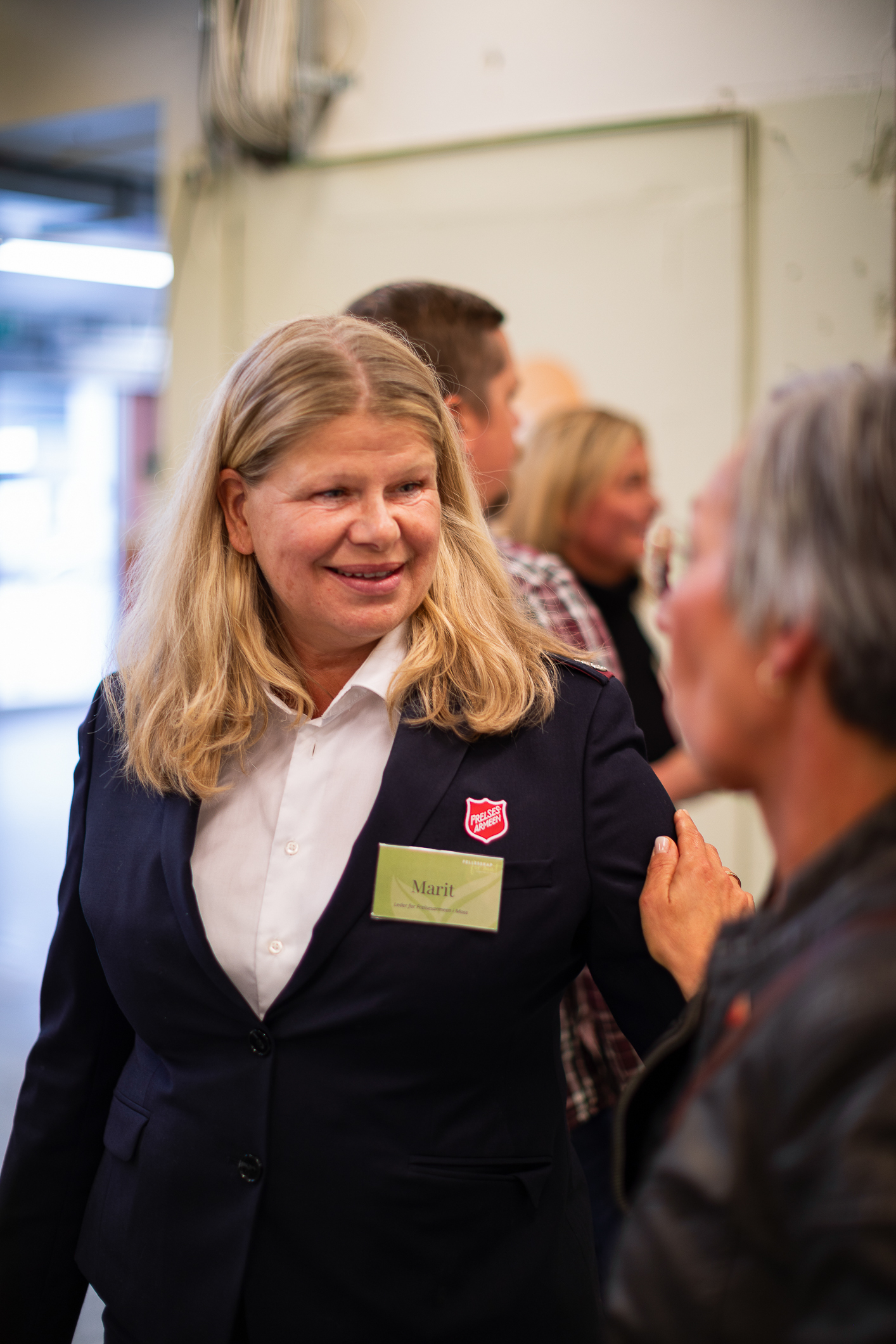 Marit Løvdahl fra Frelsesarmeen i Moss og frivilligkoordinator Tone Kjøniksen Dalaasen, også fra Frelsesarmeen i Moss.