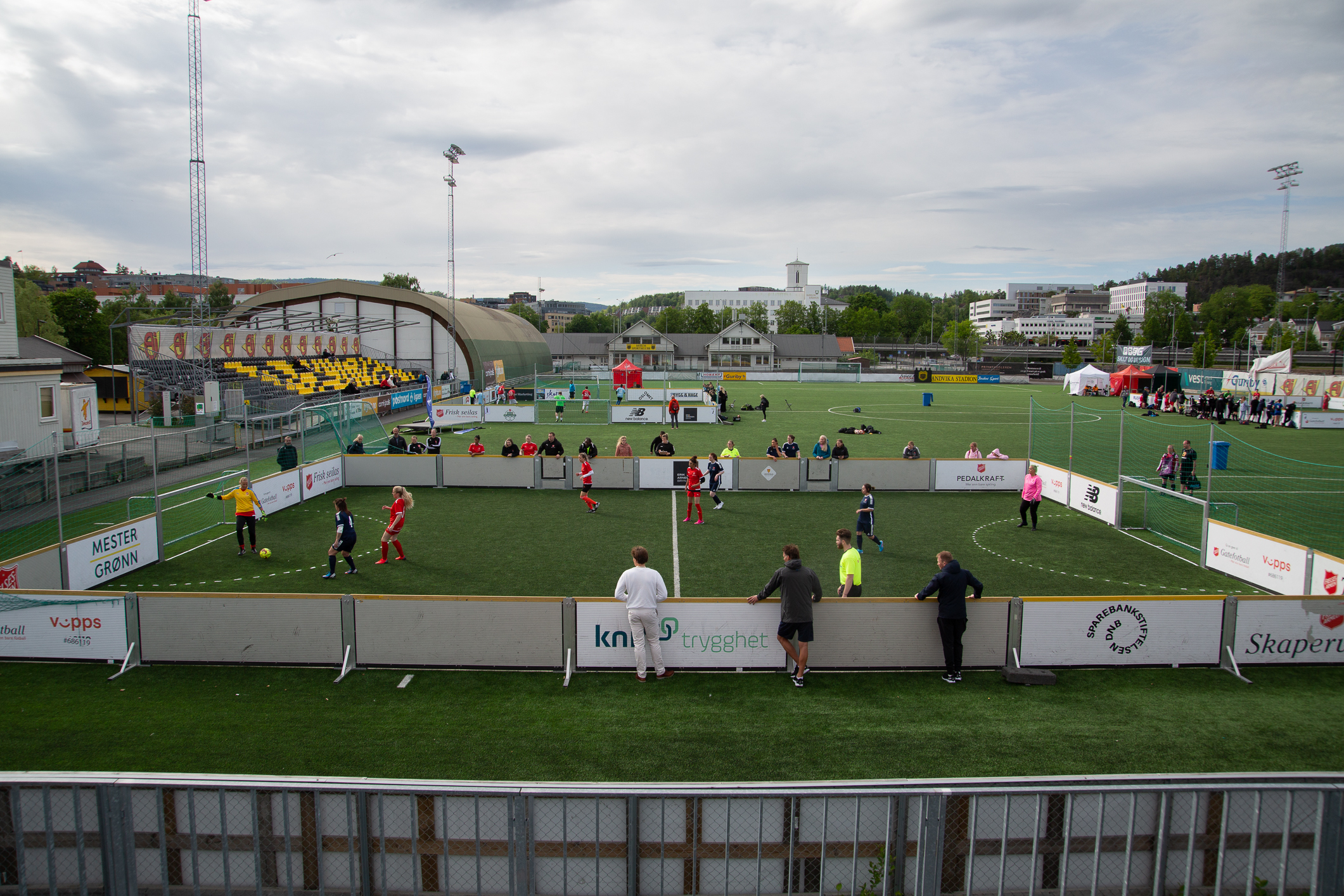 Oversiktsbilde over fotballbane
