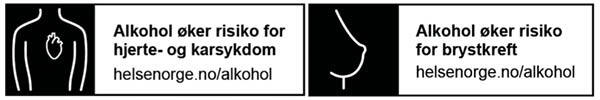 Advarsel alkohol Helsedirektoratet
