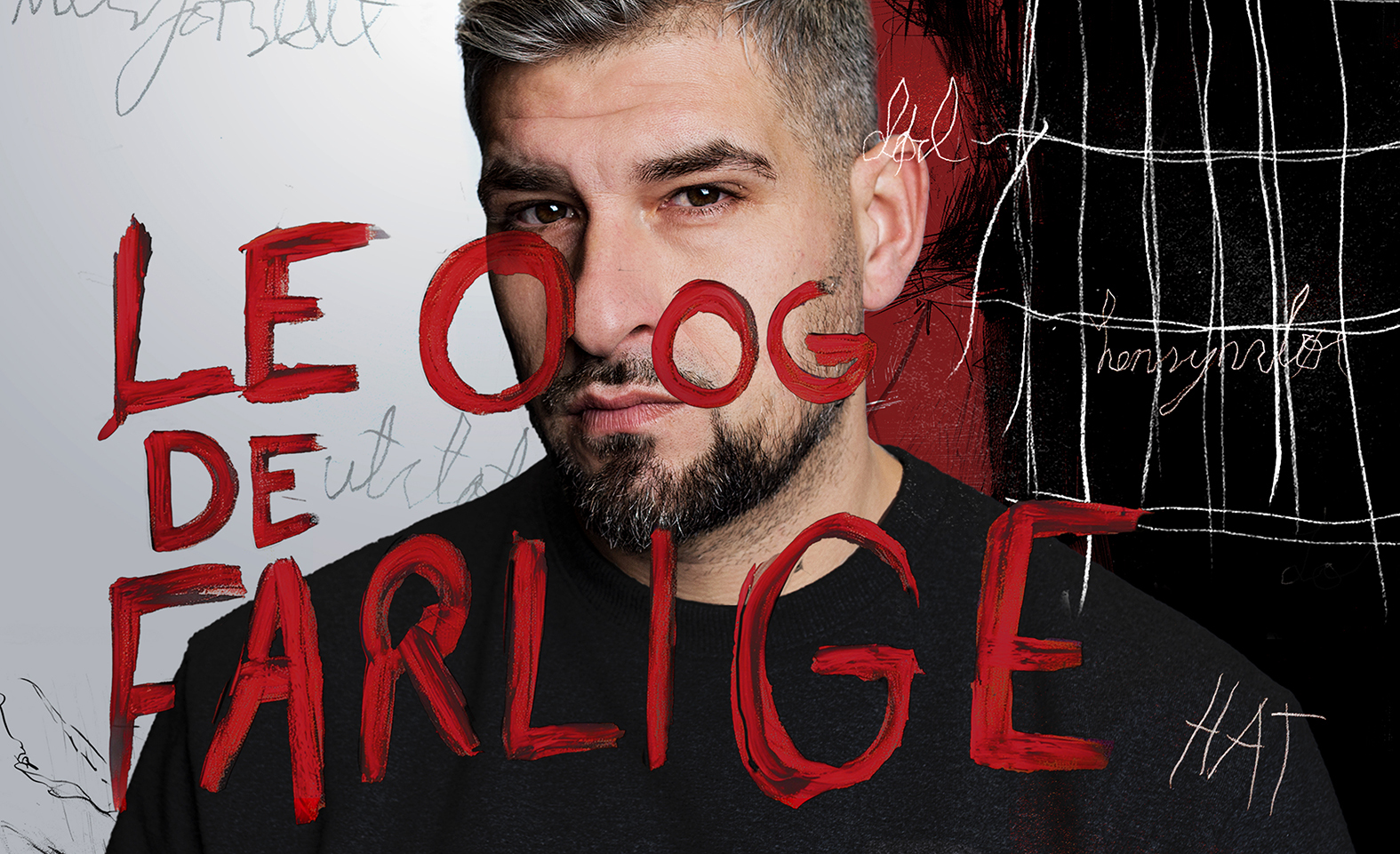 TV-plakaten til Leo og de farlige med bilde av Leo Ajkic.