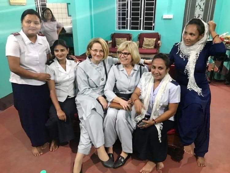 Lisbeth Welander i Frelsesarmeens tjeneste i Kathmandu Valley i Nepal