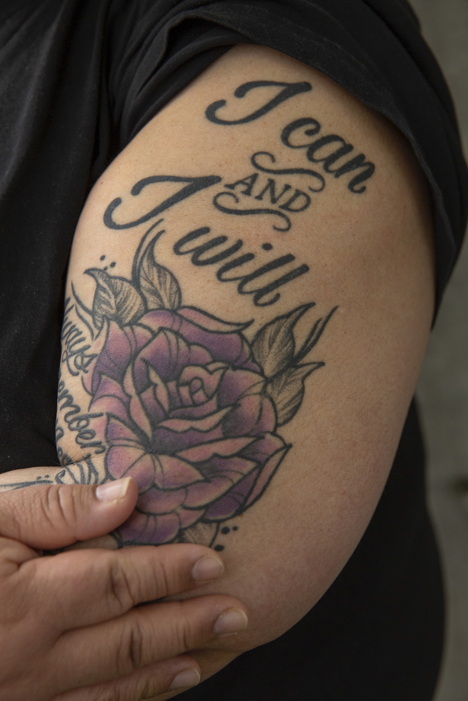 Arm med tatoveringer