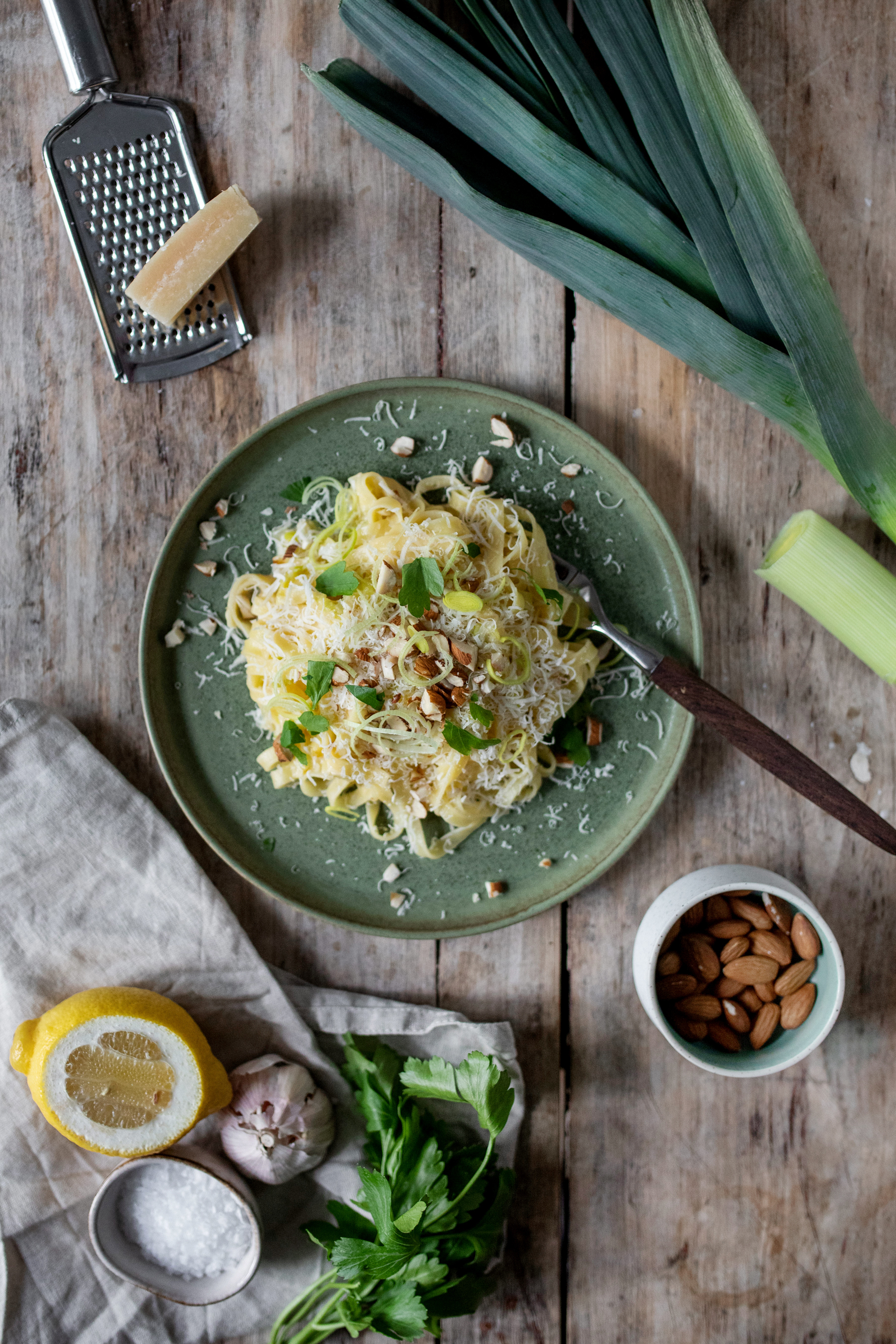 Bilde av en enkel og delikat pastarett