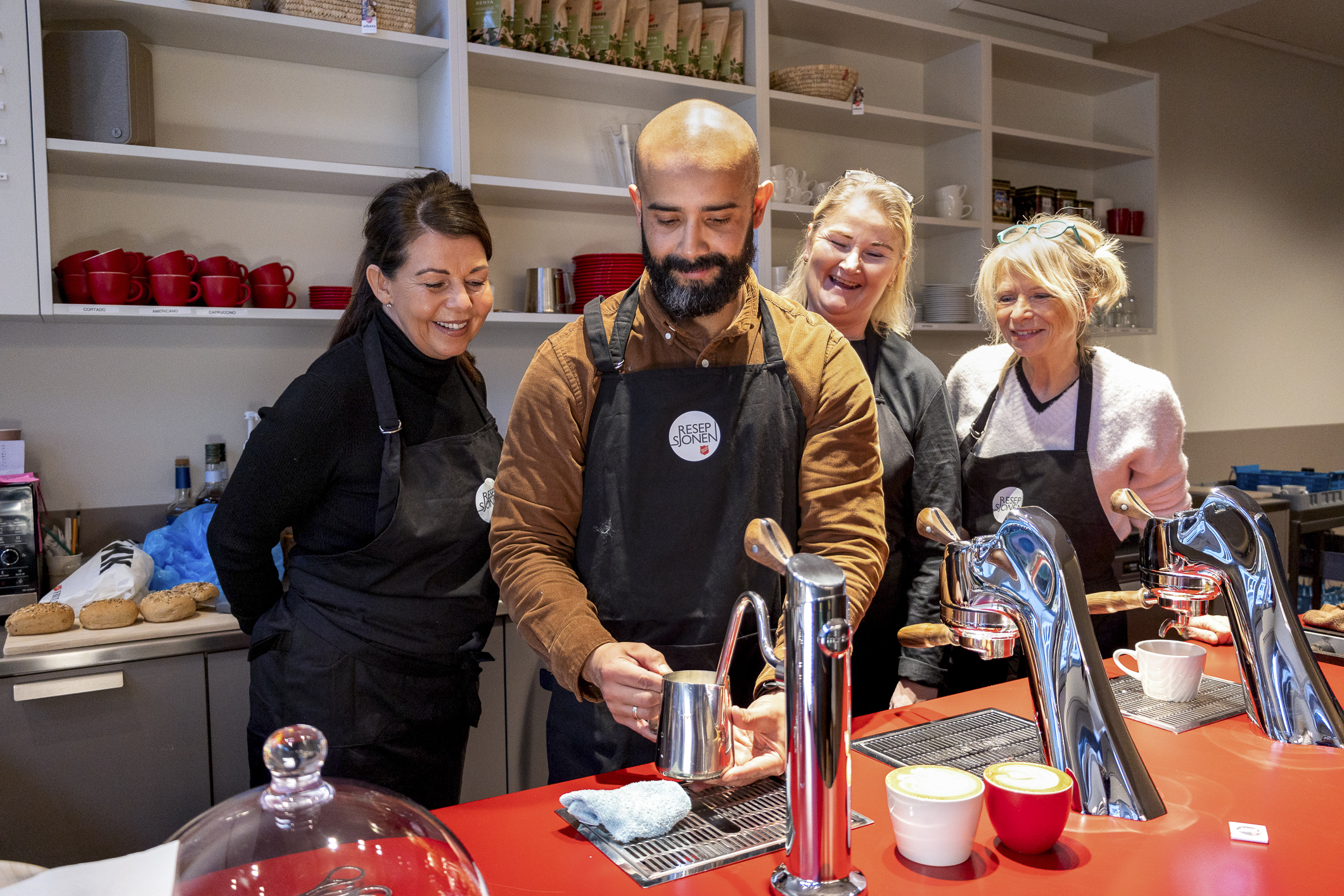 Resepsjonen Kristiansand HRN 6597 Kaffekunstneren