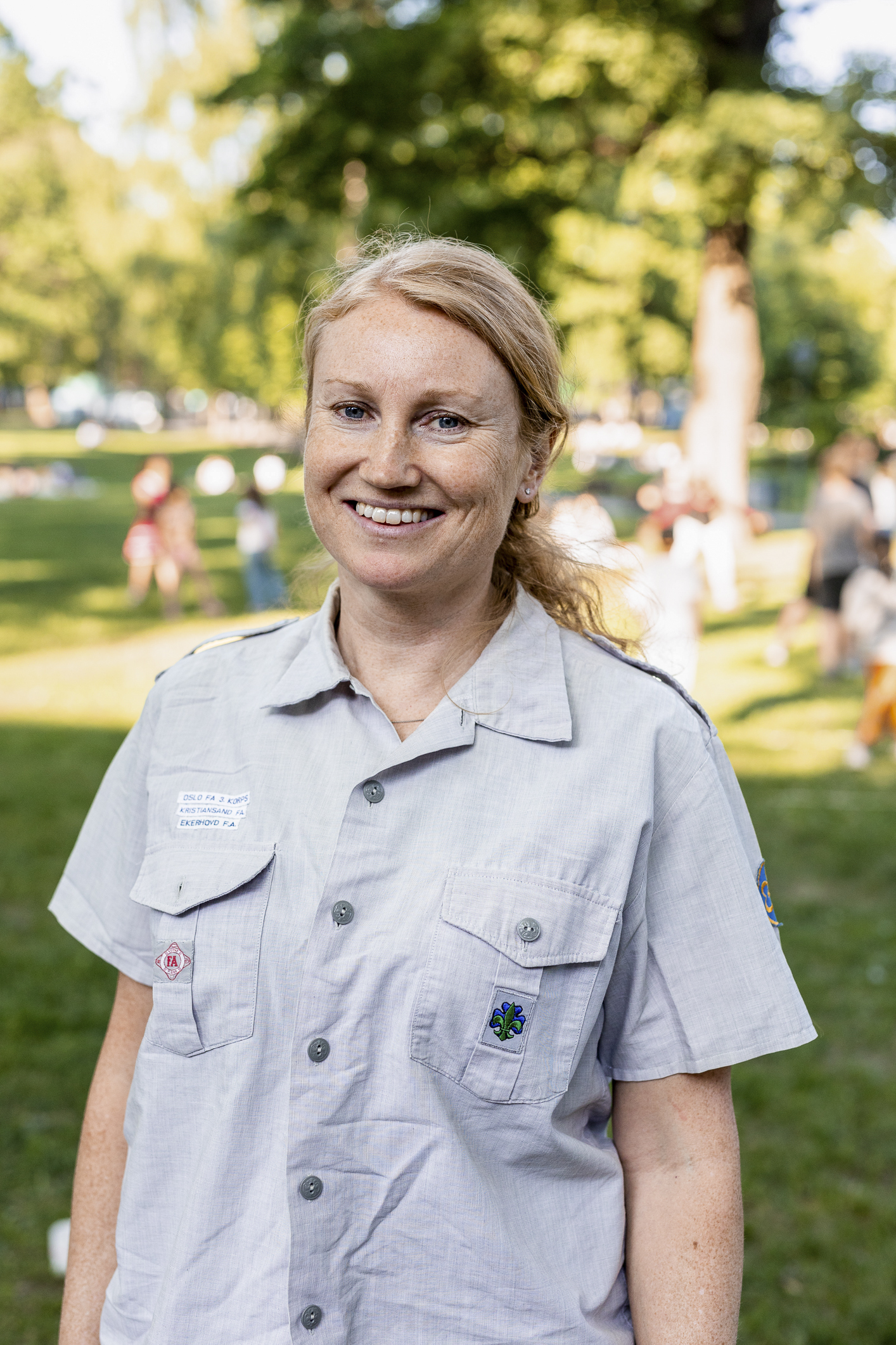 Speiderleder Elin Vannes.