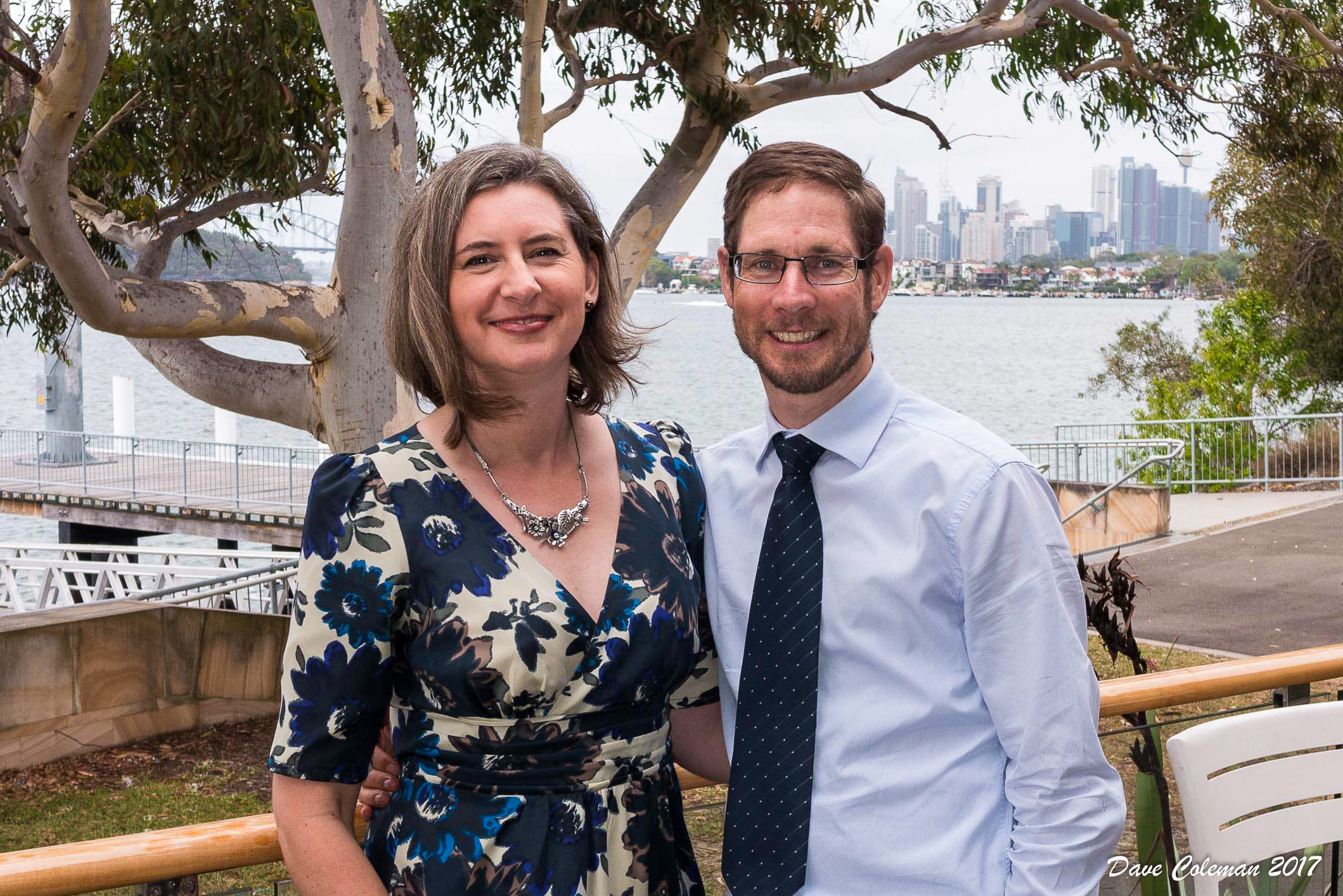 Elizabeth og ektemannen Dave.