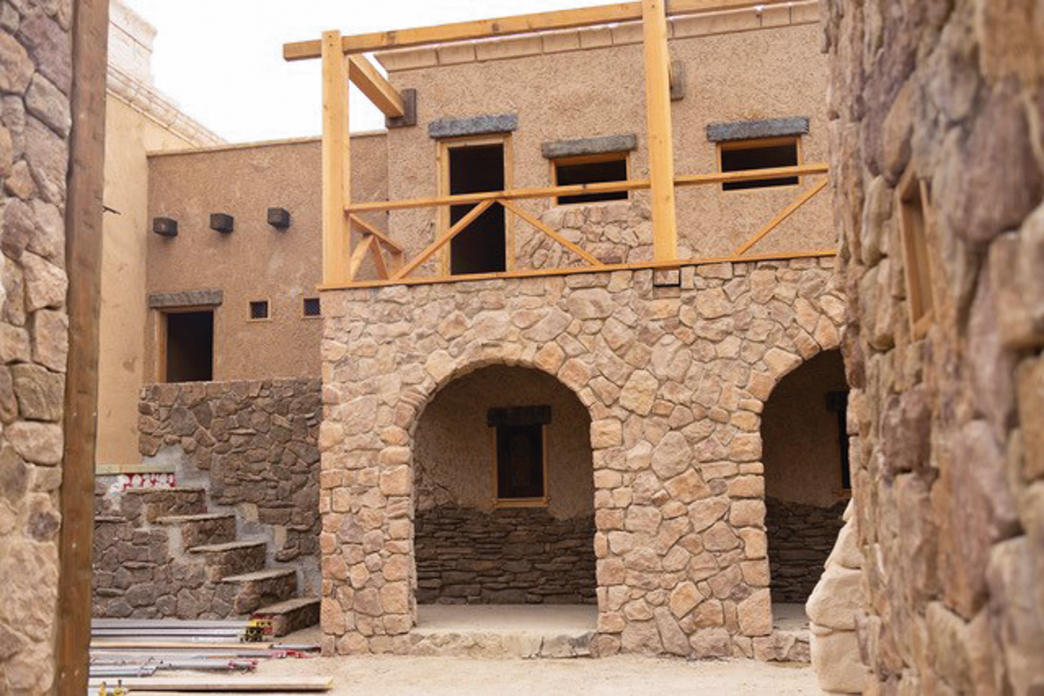 4 bilder fra bygningene