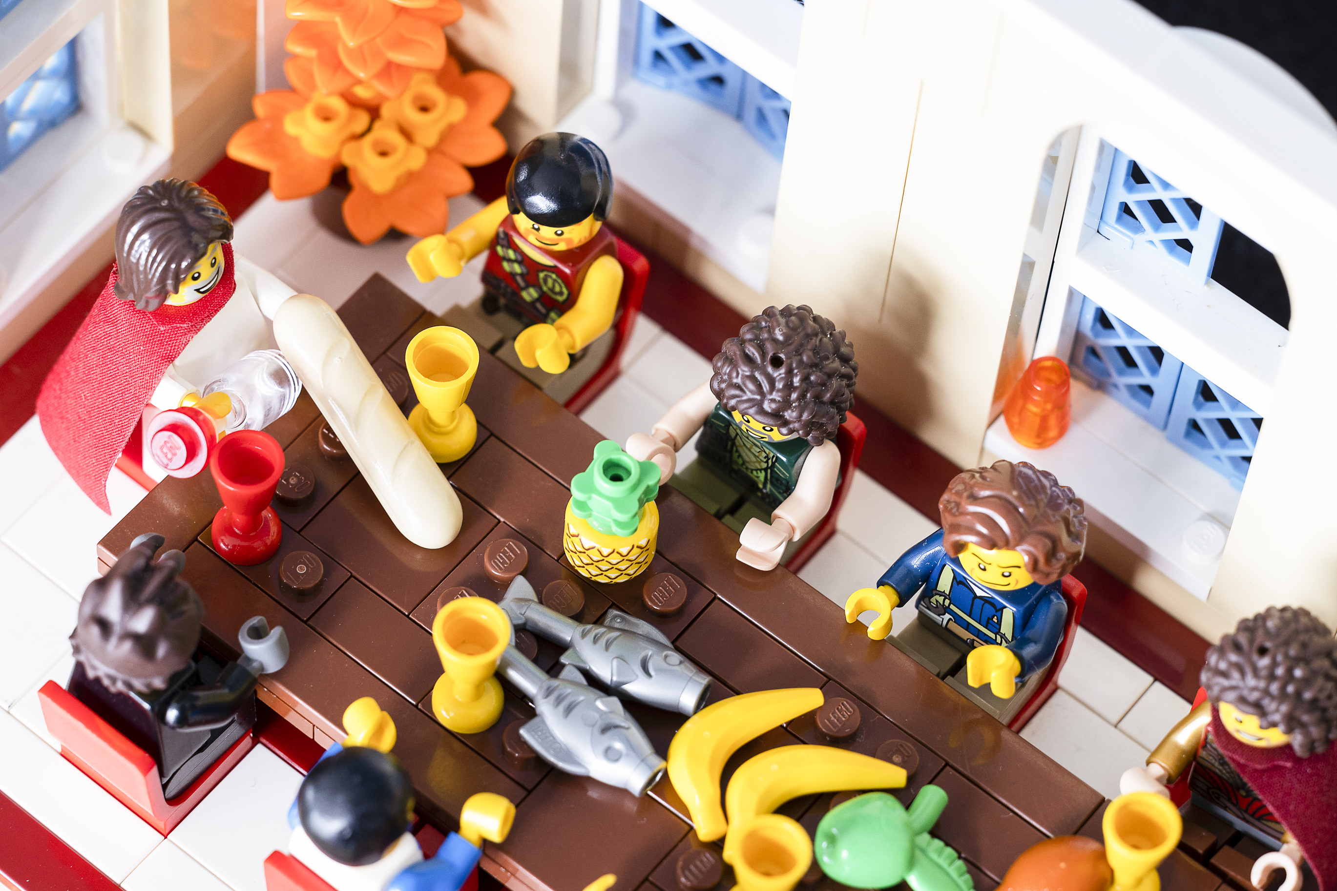 Legoverk av det siste måltidet, skjærtorsdag