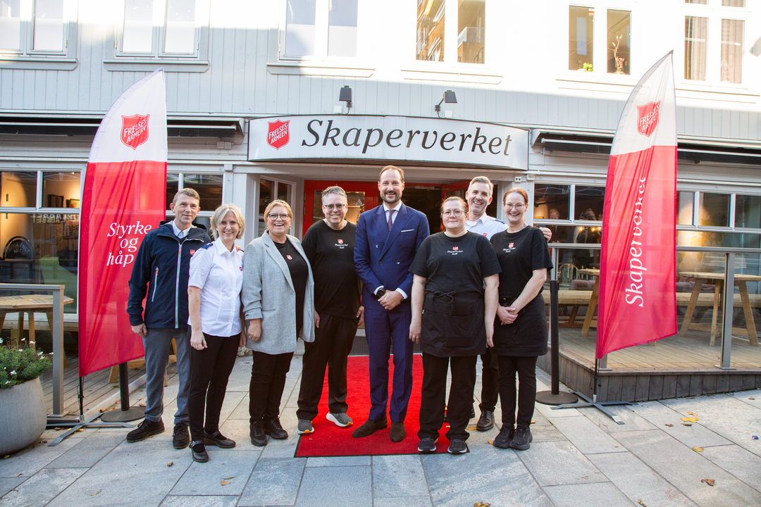 Kronprins Haakon besoker skaperverket FRL 22632 Foto Emmaline Sophie Hekneby