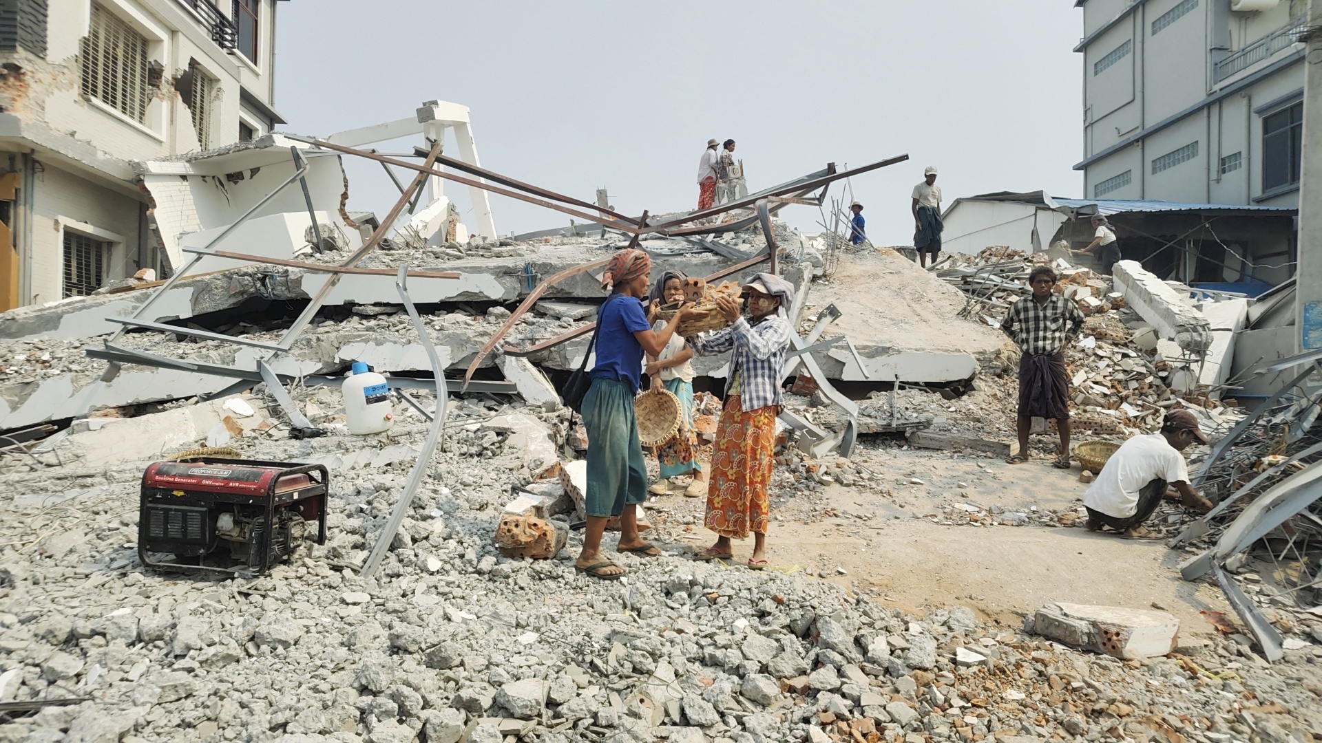 Myanmar earthquake response assessment and relief trip 03 April 2025 1